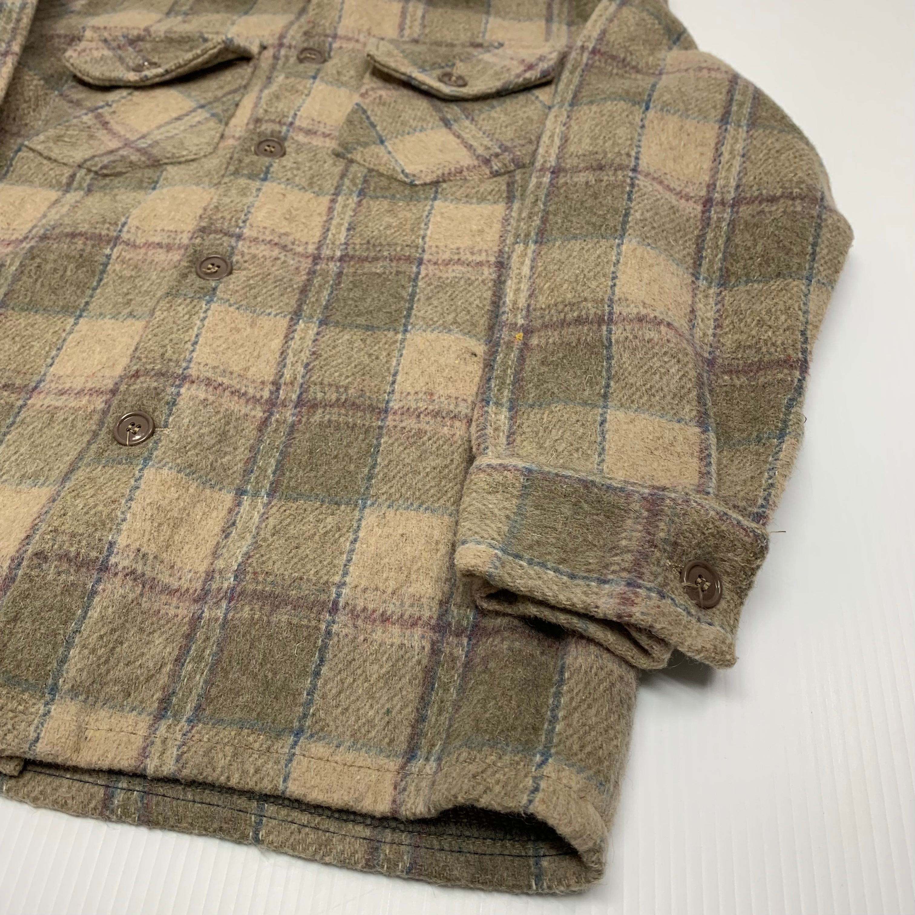 Vintage Work King Plaid Button Up