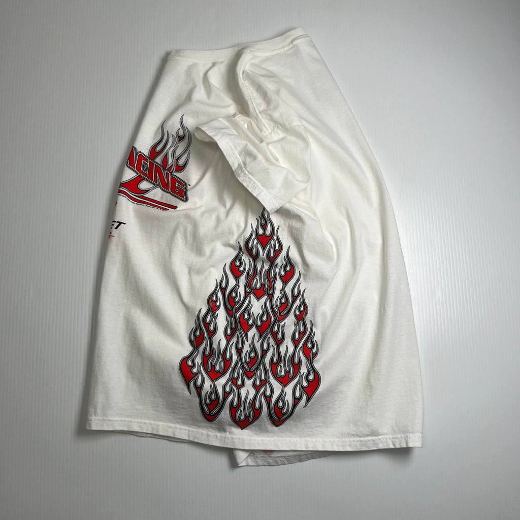 Vintage Chevy Racing Flames Graphic Tee L