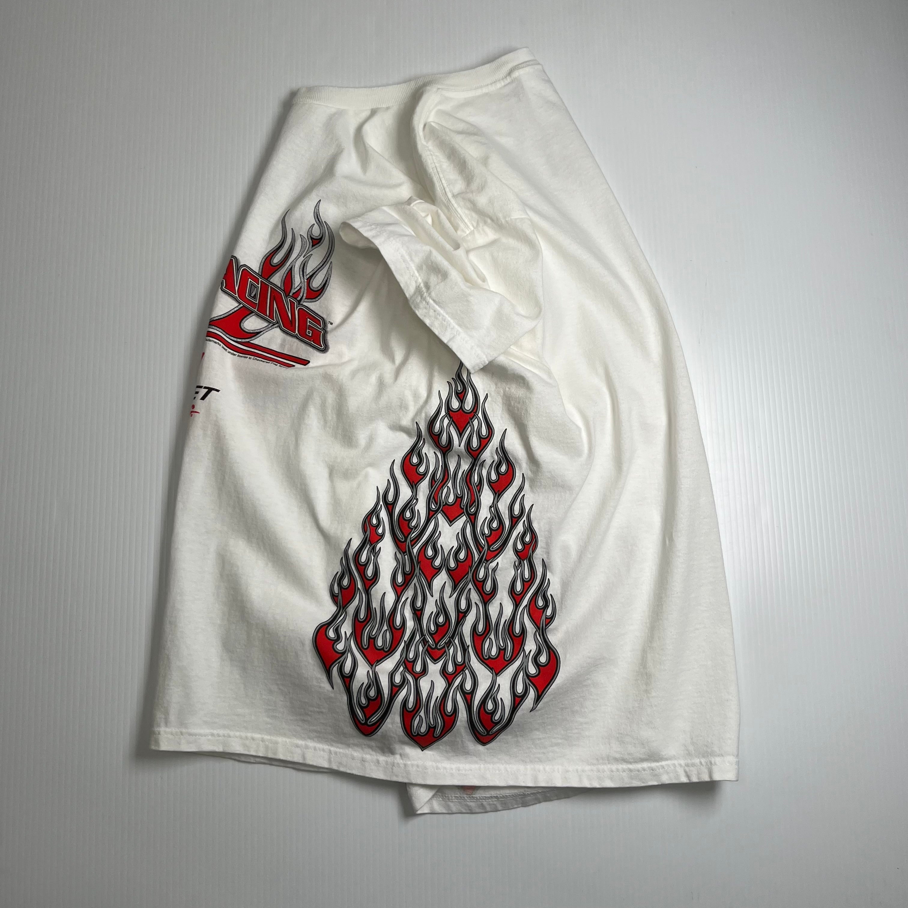 Vintage Chevy Racing Flames Graphic Tee L