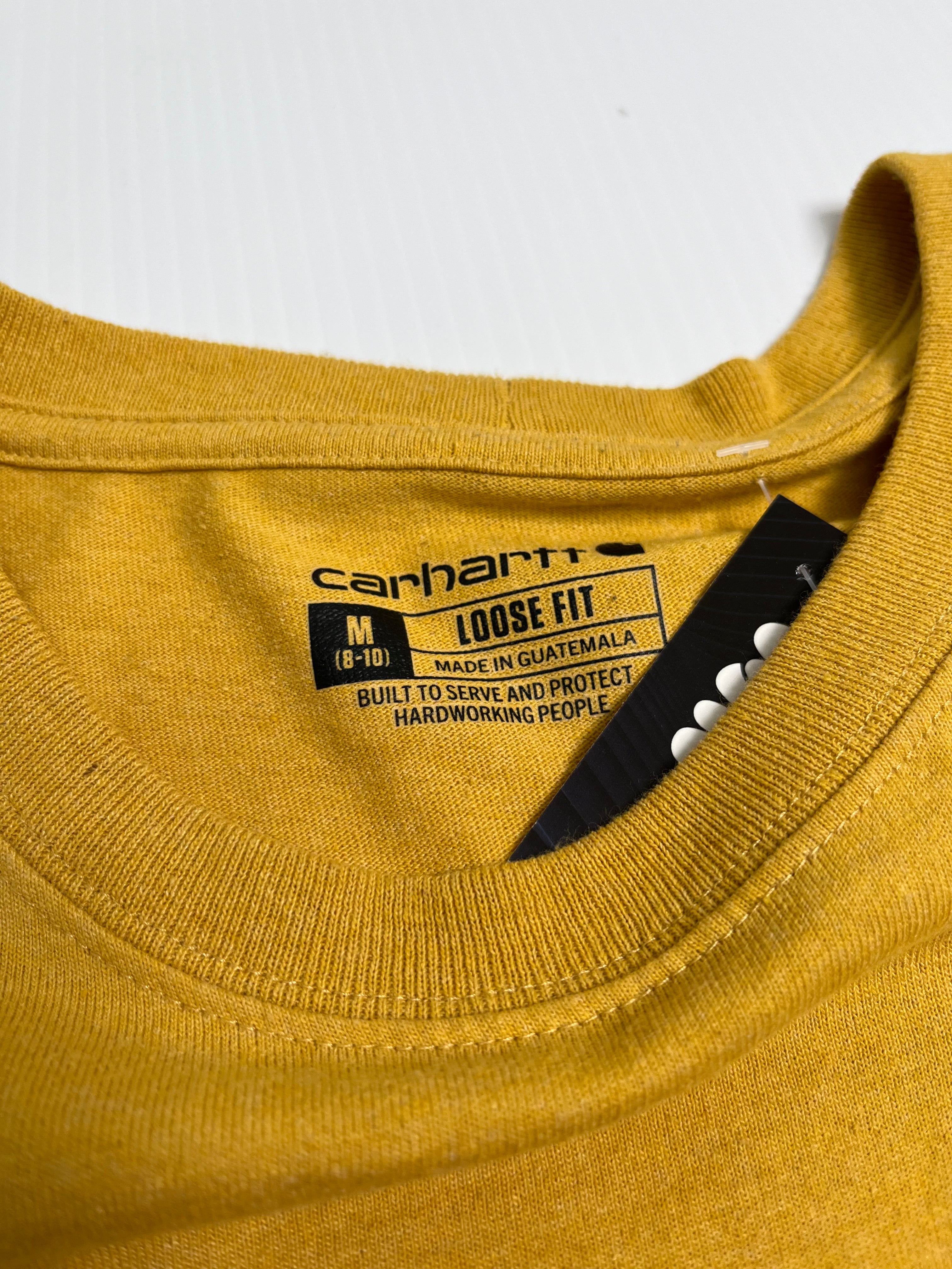 Carhartt Logo Pocket Tee Yellow M