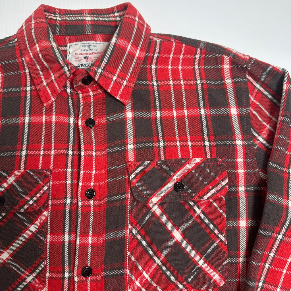 Y2K Avirex Plaid Flannel L