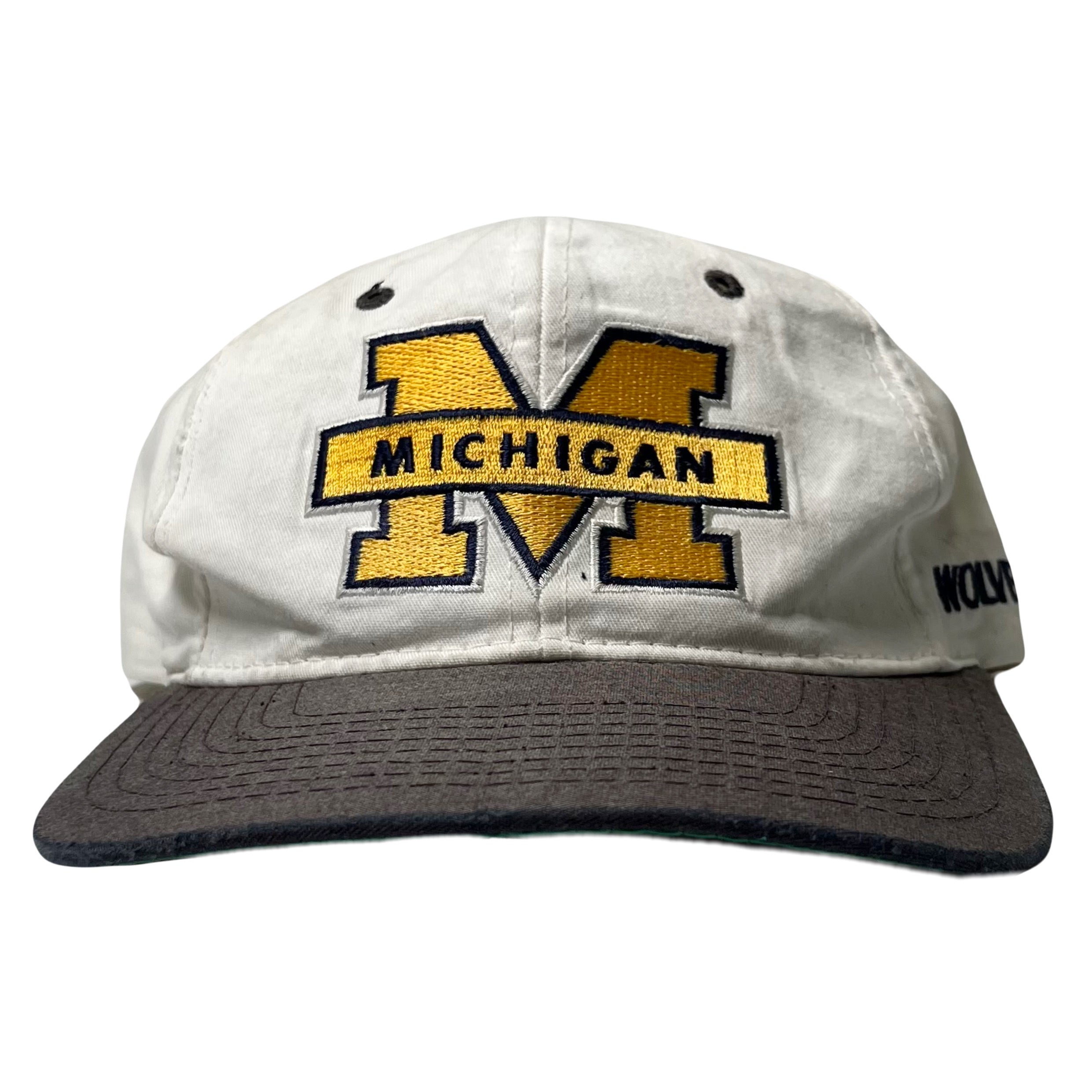Vintage Starter Michigan Wolverines Strapback Hat