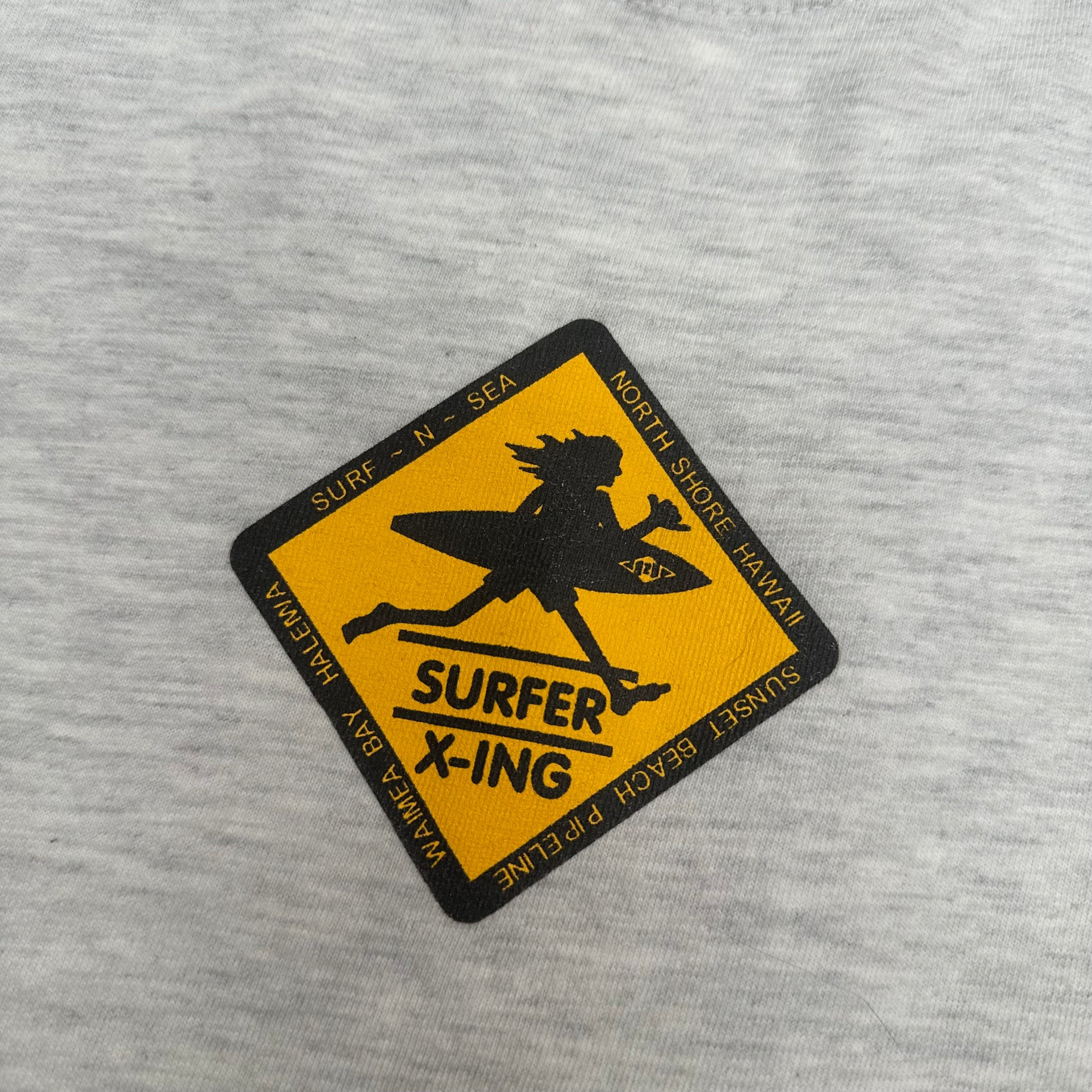 Vintage North Shore Hawaii Surfer X-Ing Longsleeve M