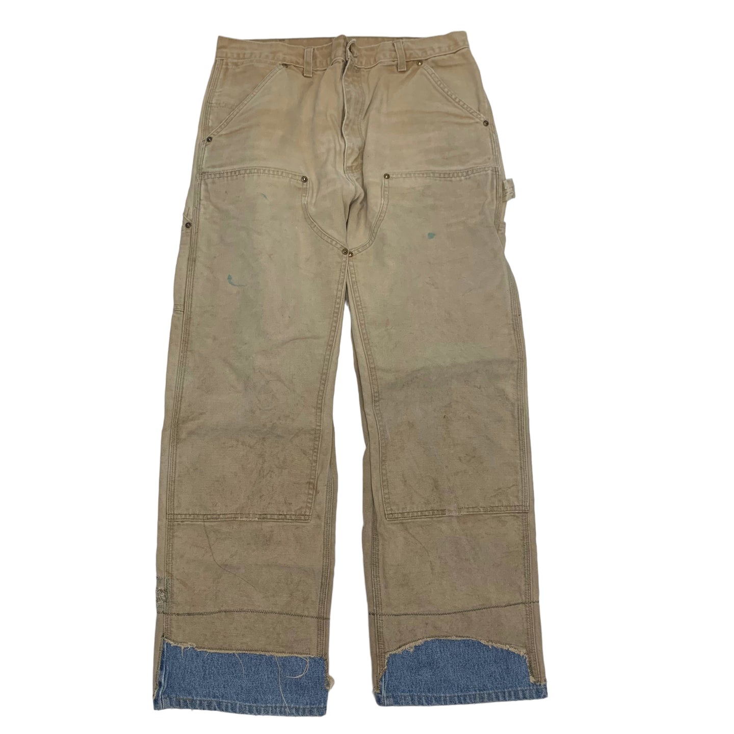 Carhartt Faded Tan Double Knee Denim 32x32