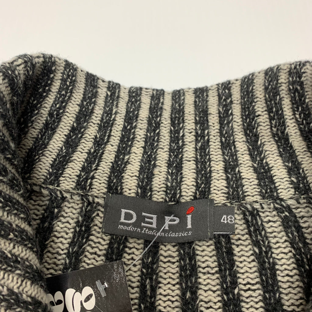 Depi Striped Full Zip Knit L