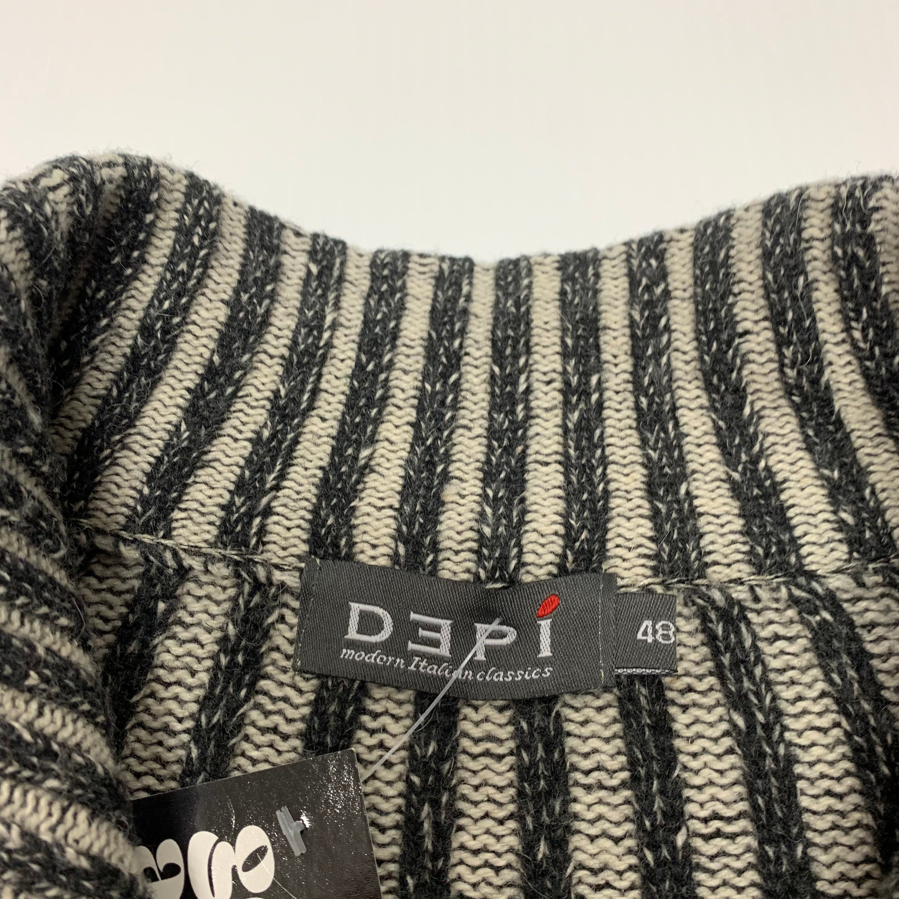 Depi Striped Full Zip Knit L