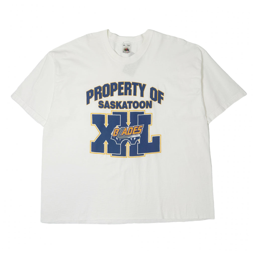 Vintage Saskatoon Blades WHL Hockey Tee XXL