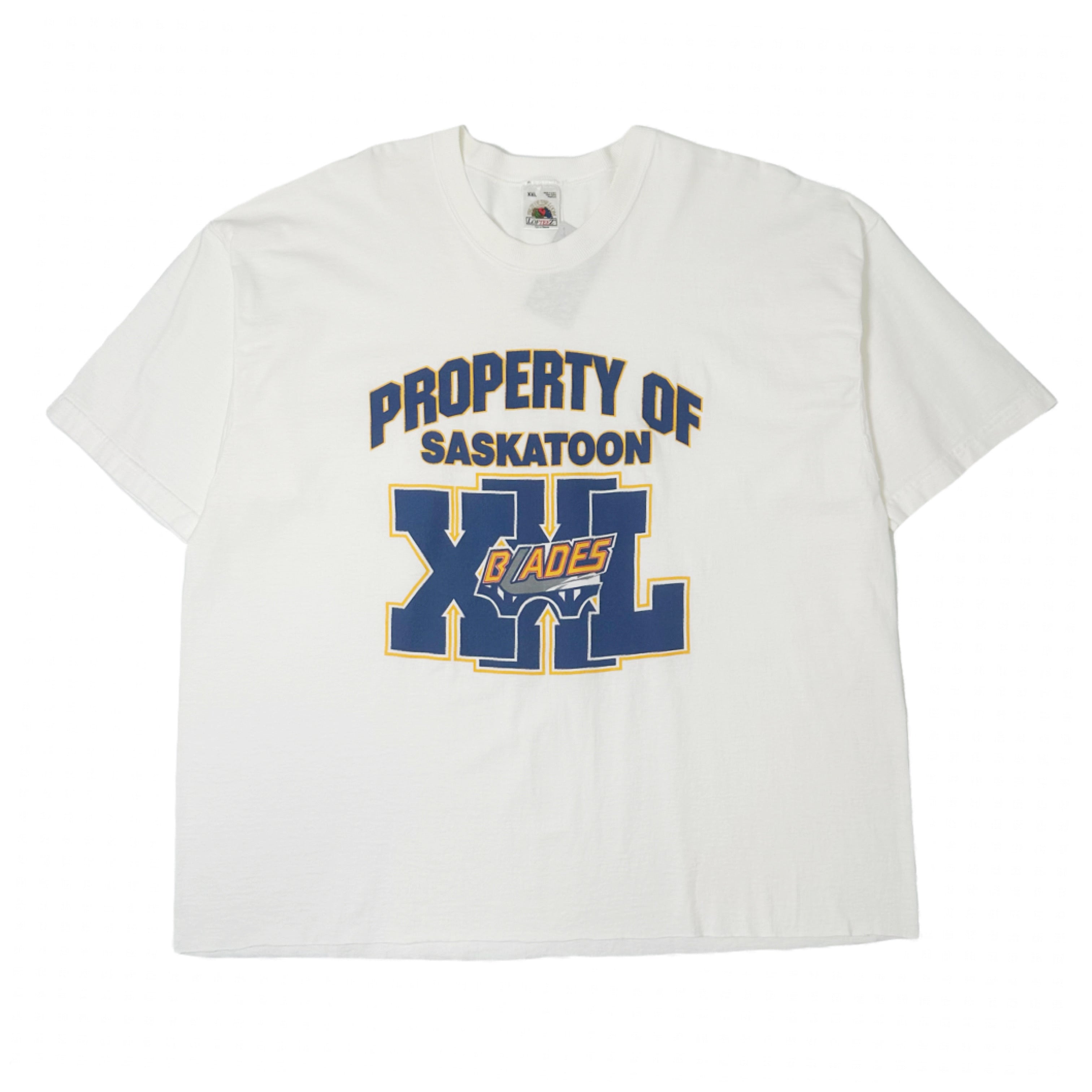 Vintage Saskatoon Blades WHL Hockey Tee XXL