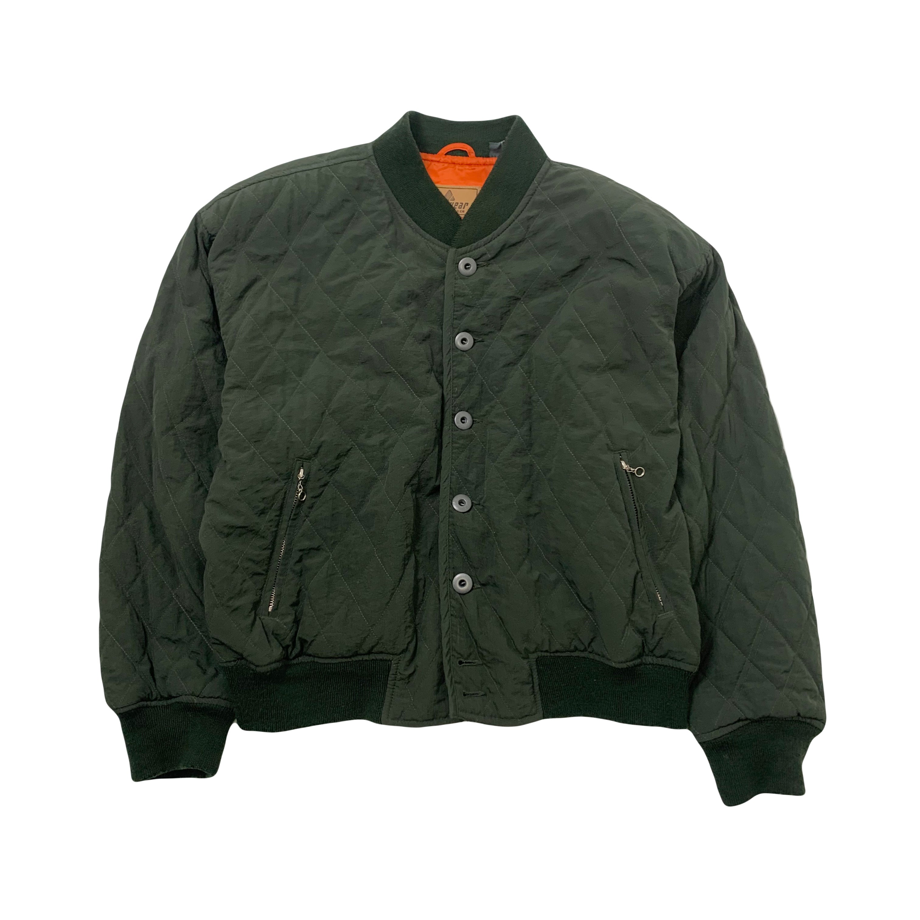 Vintage Lizwear Quilted Bomber Jacket Women's M