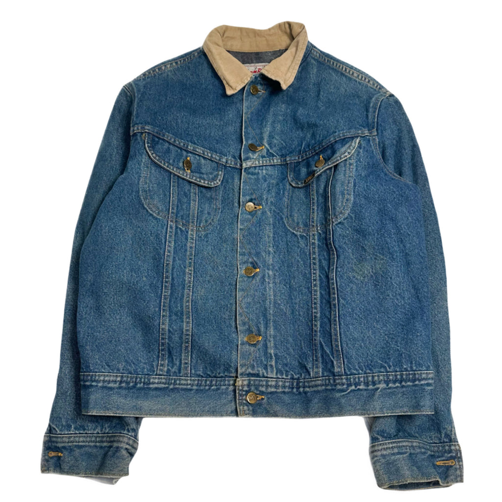 Vintage Lee Stormrider Blanket Lined Denim Jacket 44