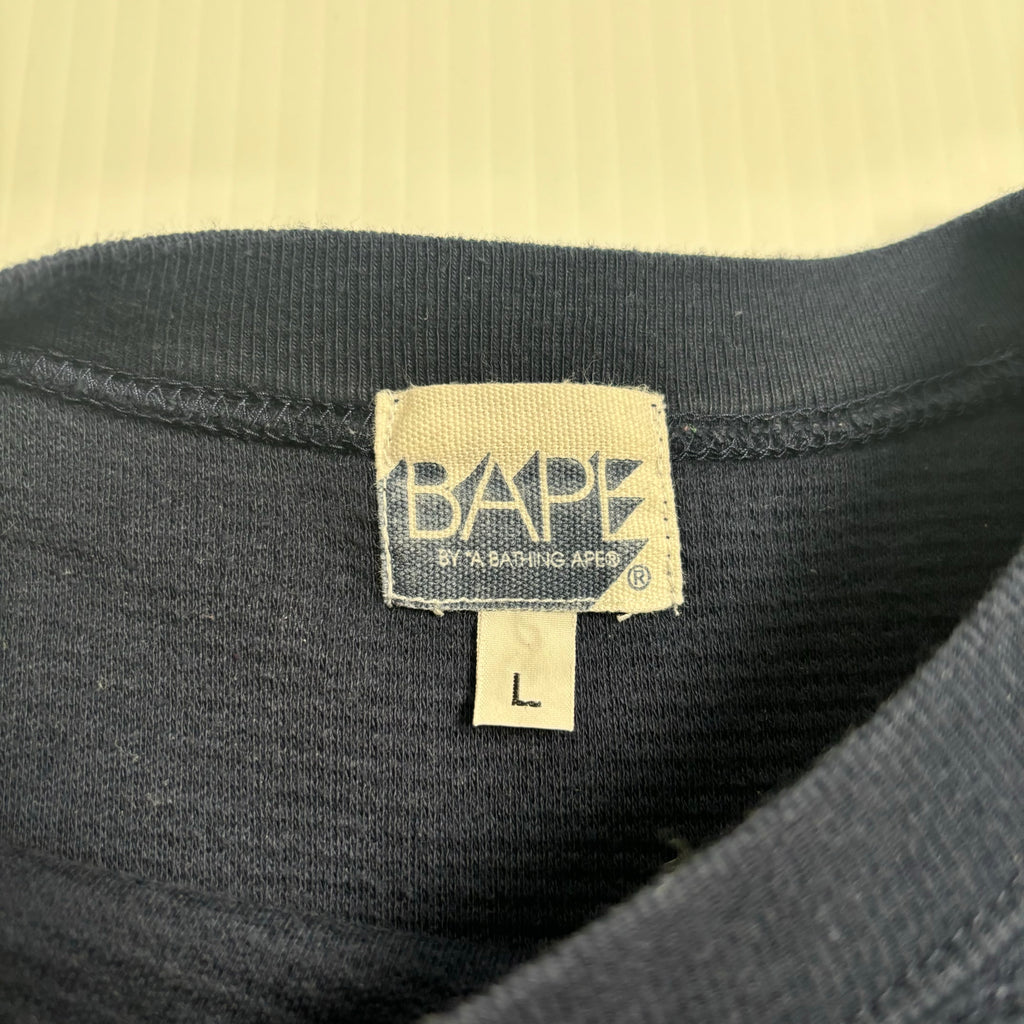 A Bathing Ape Mini Logo Waffle Tee L