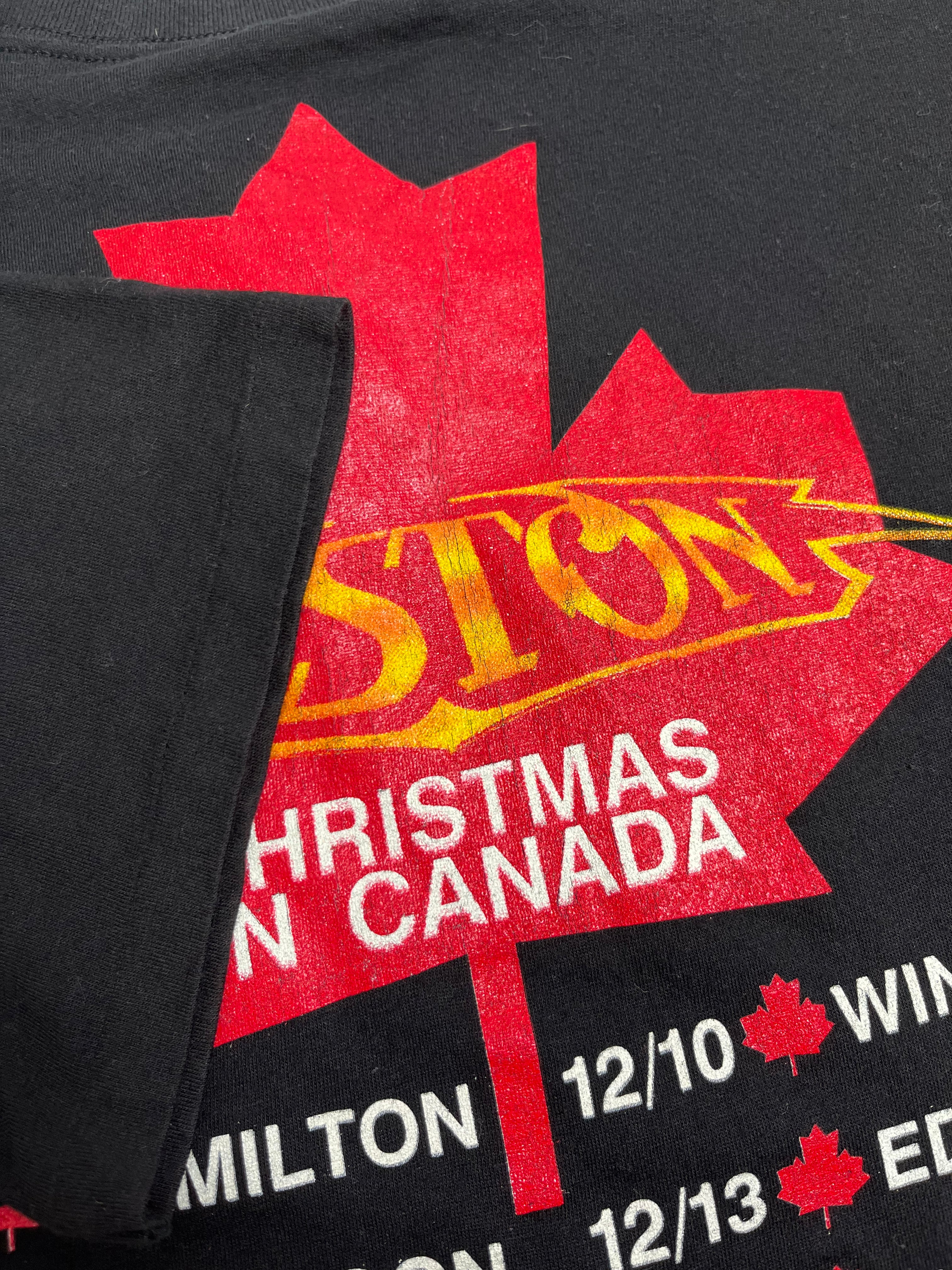 1986 Boston Third Stage Canada Tour Tee L