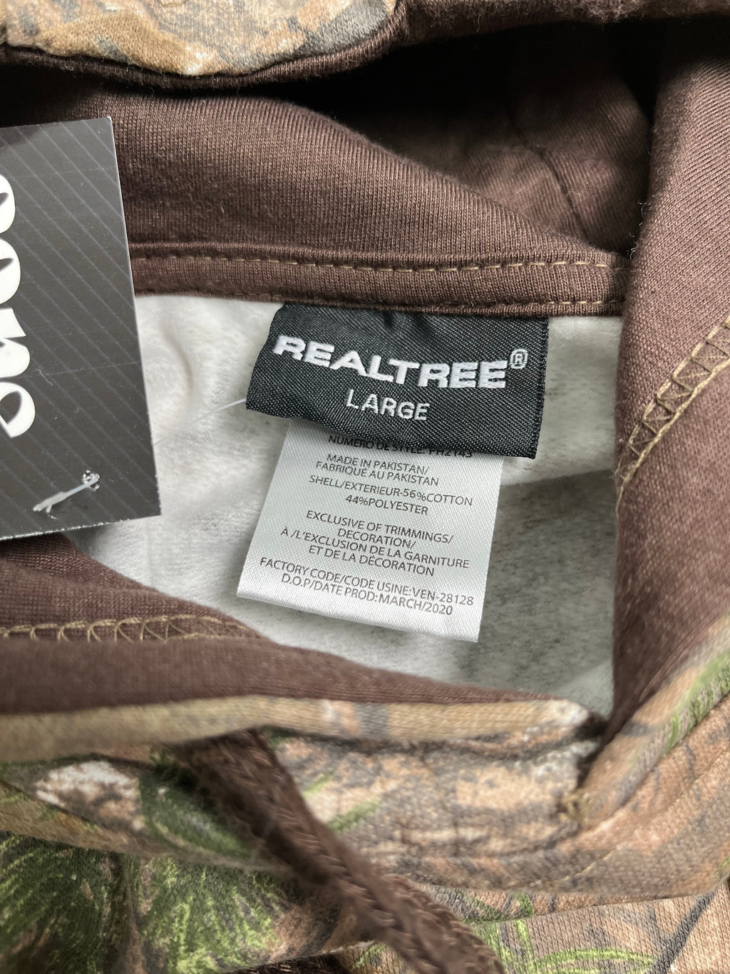 BNWT Realtree Logo Camouflage Hoodie XL