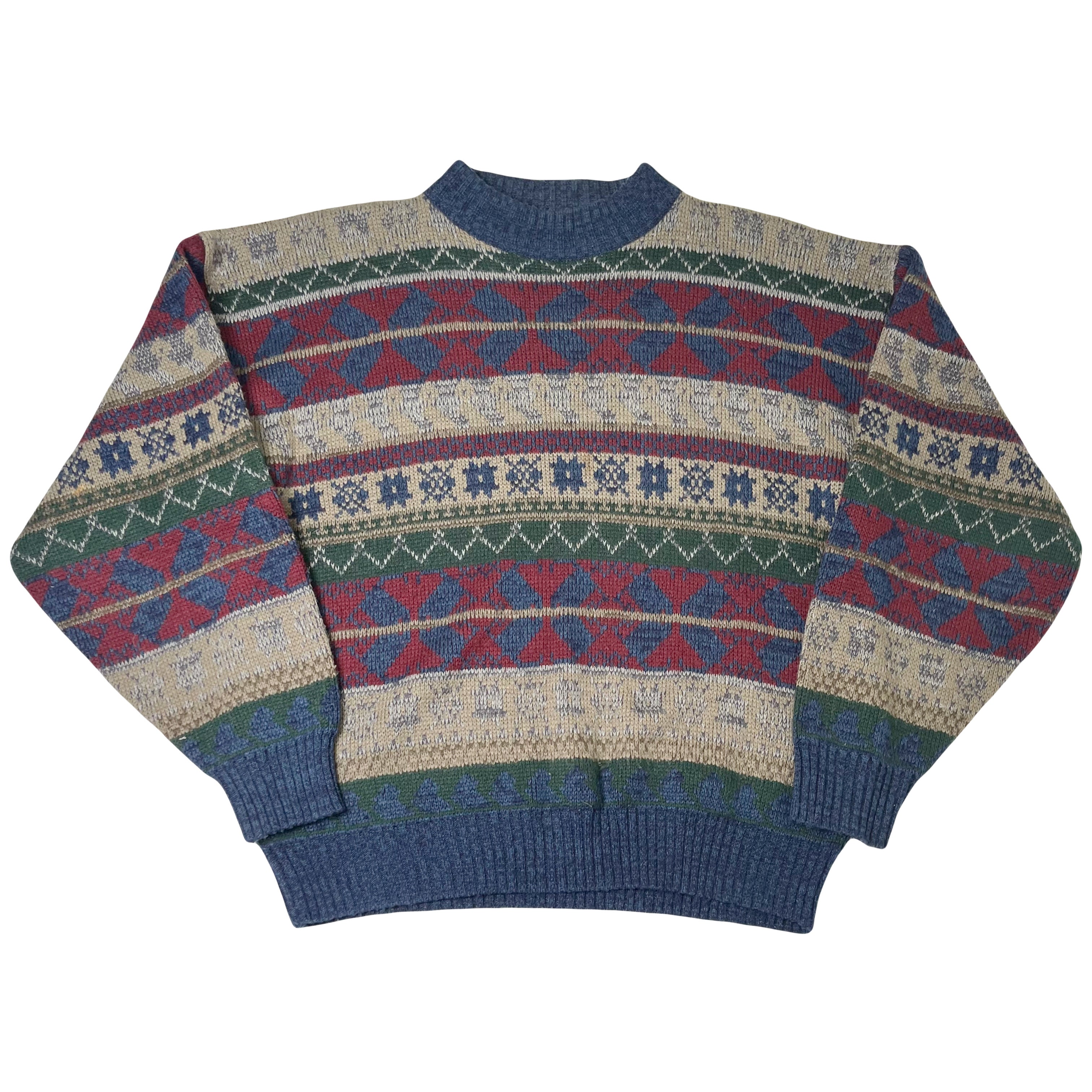 Vintage Christopher Barnes Striped knit Sweater M