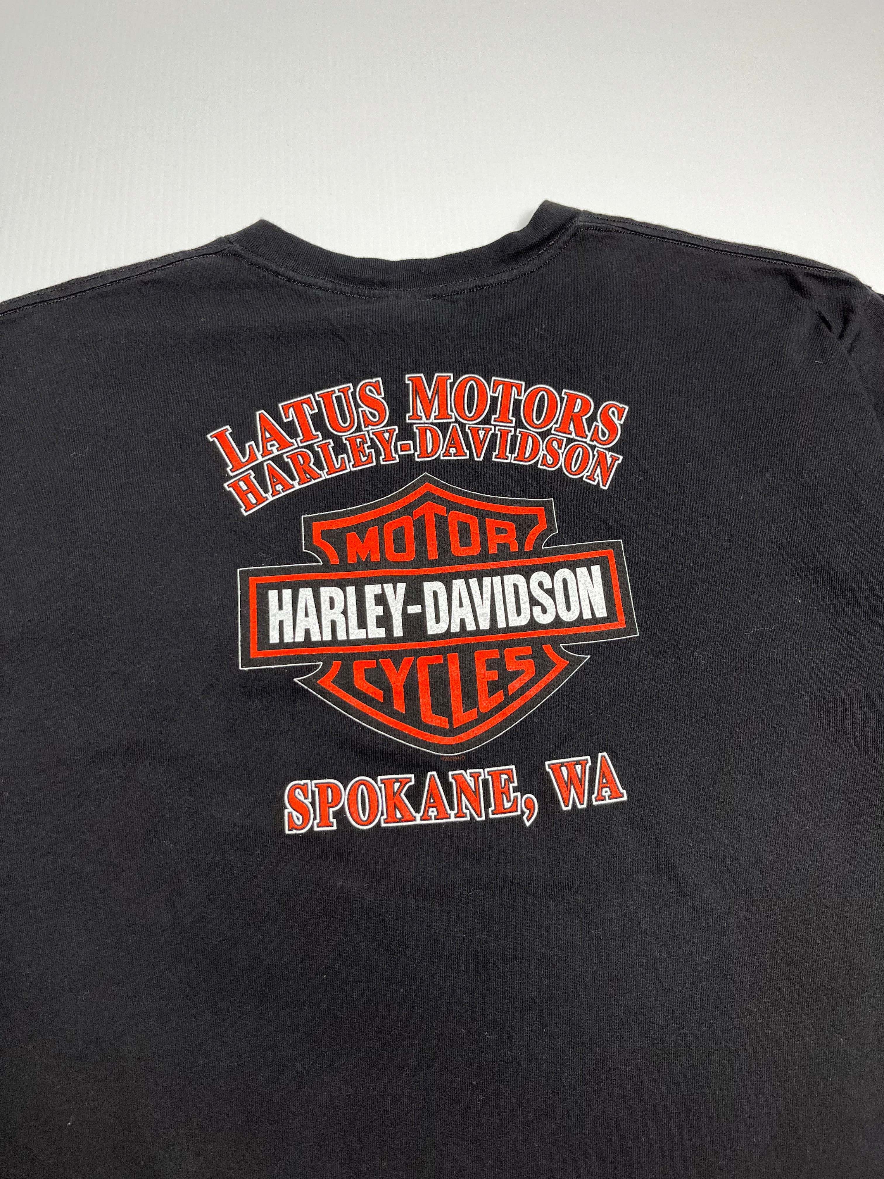 2002 Harley Davidson Spokane WA Tee XXL