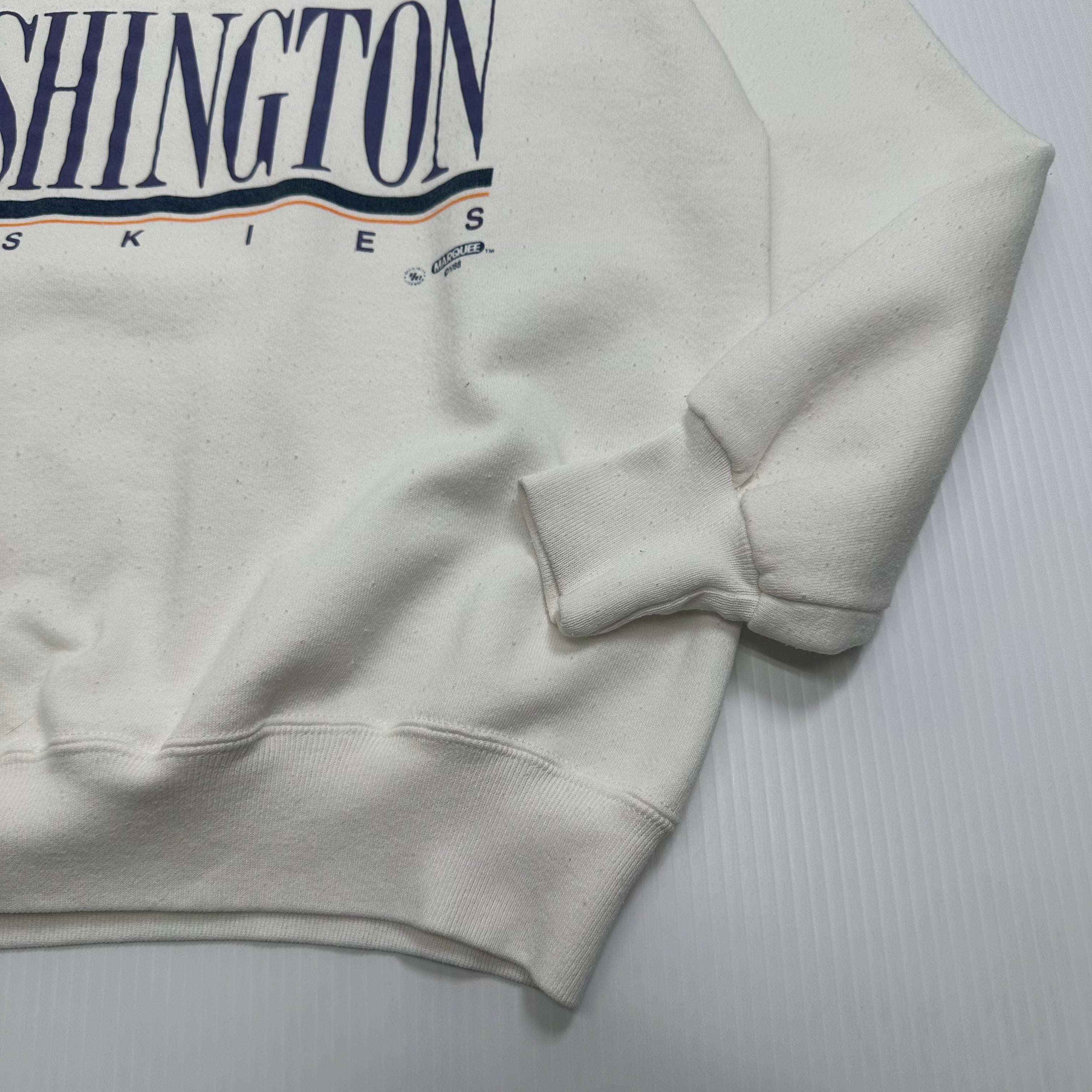 1988 University of Washington Huskies UW Crewneck L