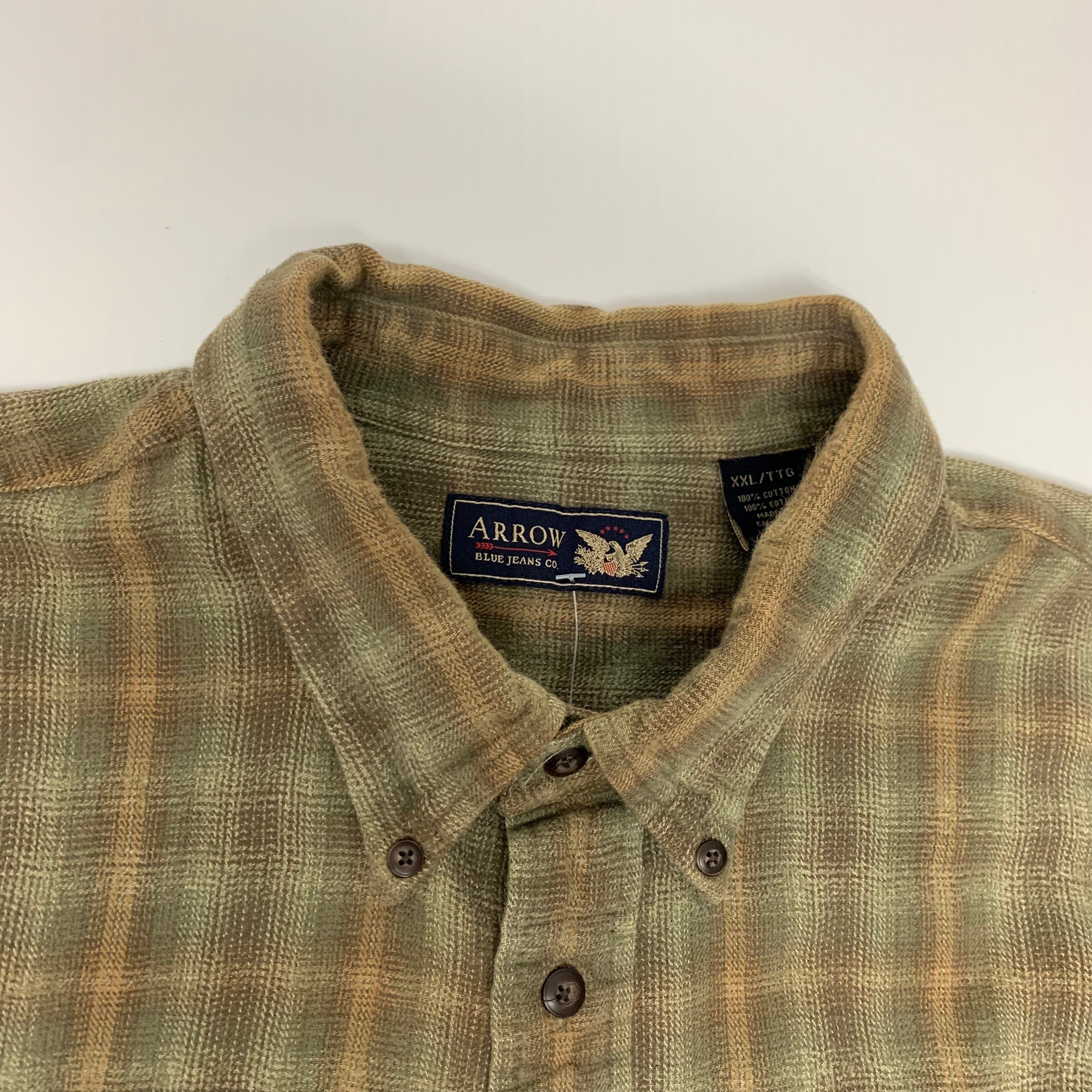 Arrow Button Down Flannel XXL