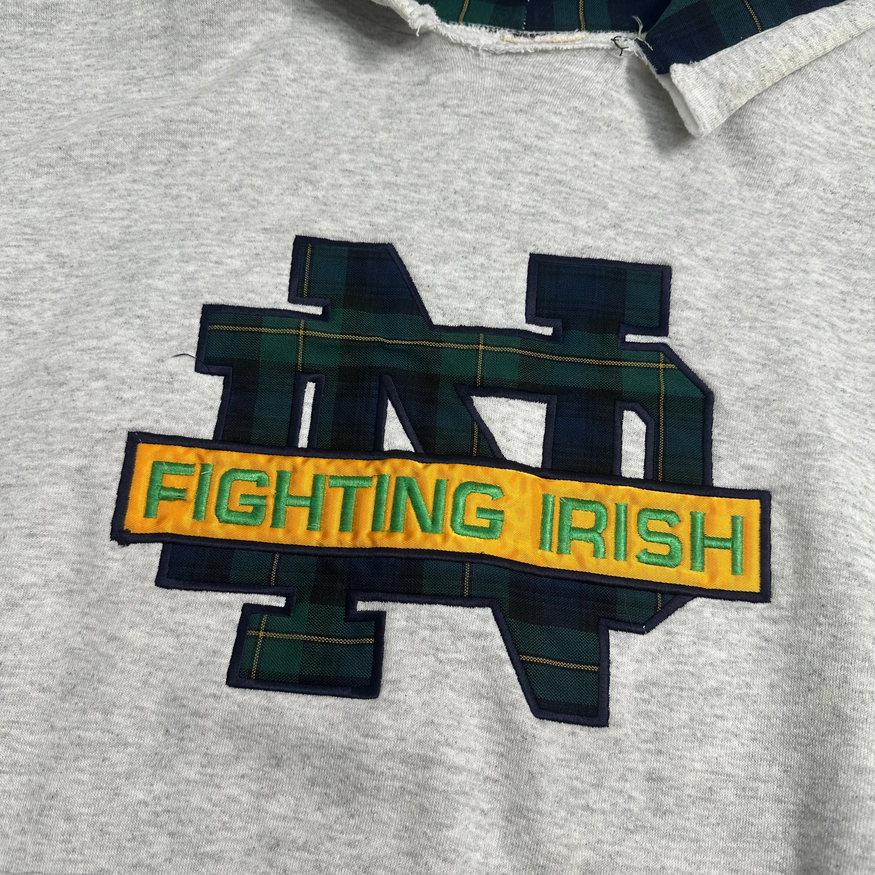 Vintage Nutmeg Notre Dame Fighting Irish Hoodie XL
