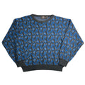 Vintage Givenchy Monsieur Pattern Knit Sweater L