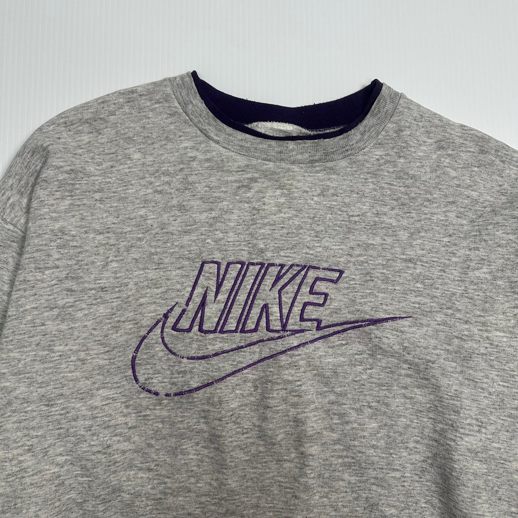 90s Nike Embroidered Logo Crewneck S