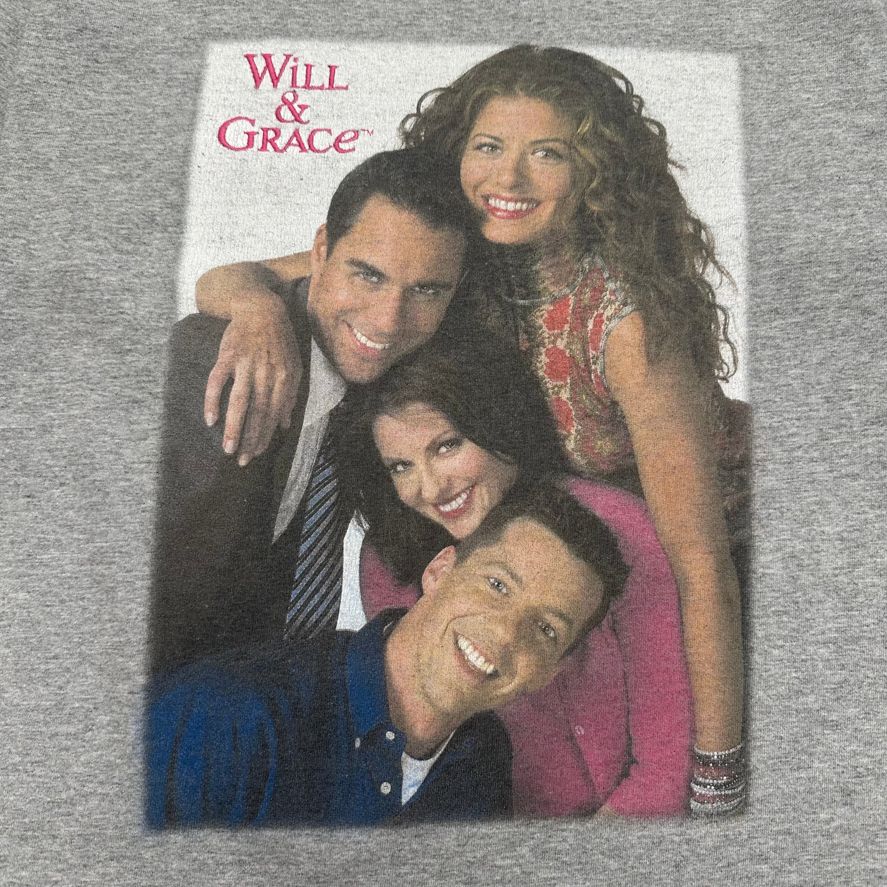 Vintage NBC Will & Grace TV Show Graphic Tee S