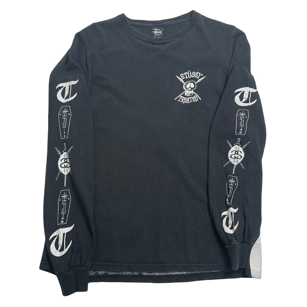 Stüssy x Treated Crew Tribal Longsleeve Shirt S