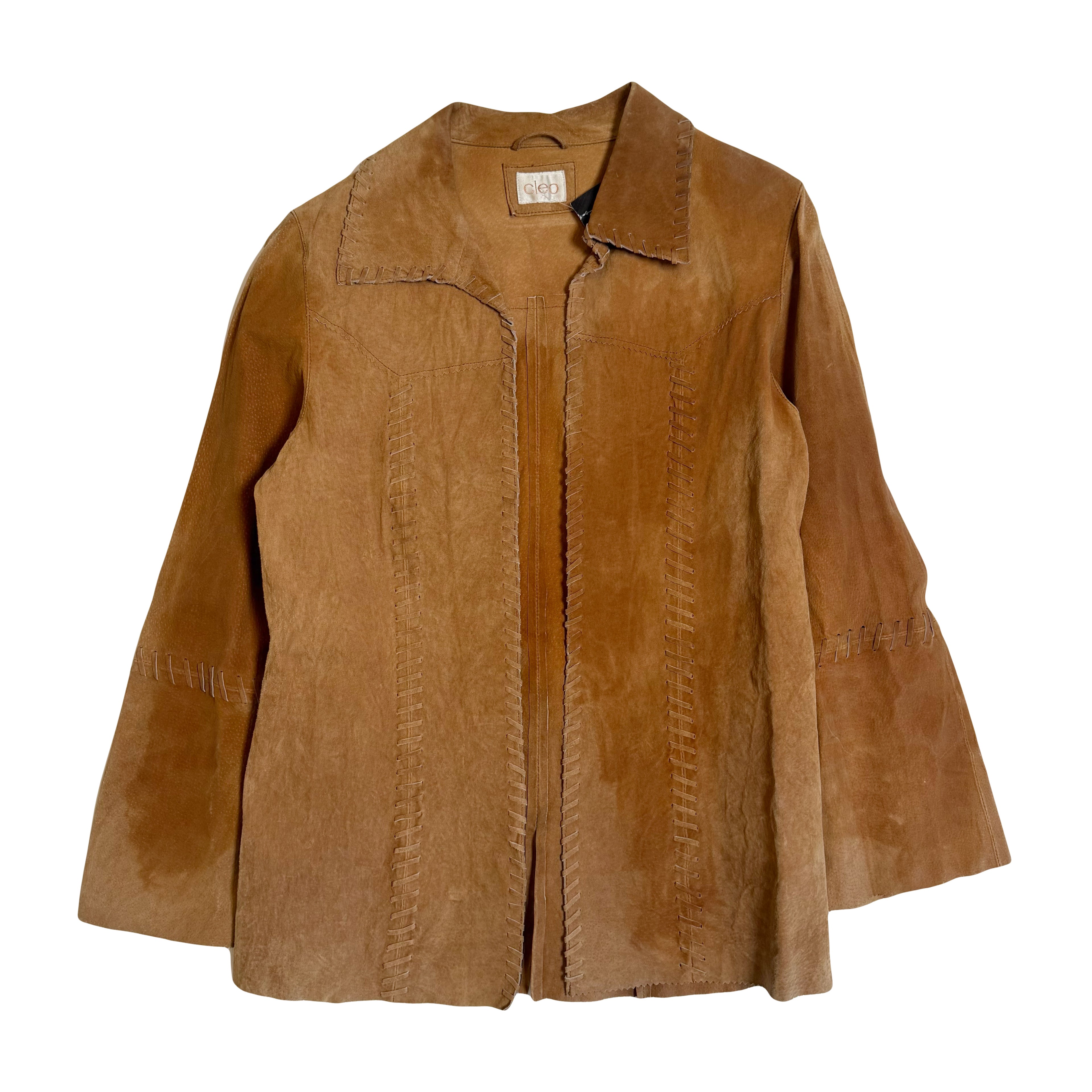 Vintage CLEO Leather Suede Jacket Women's XS