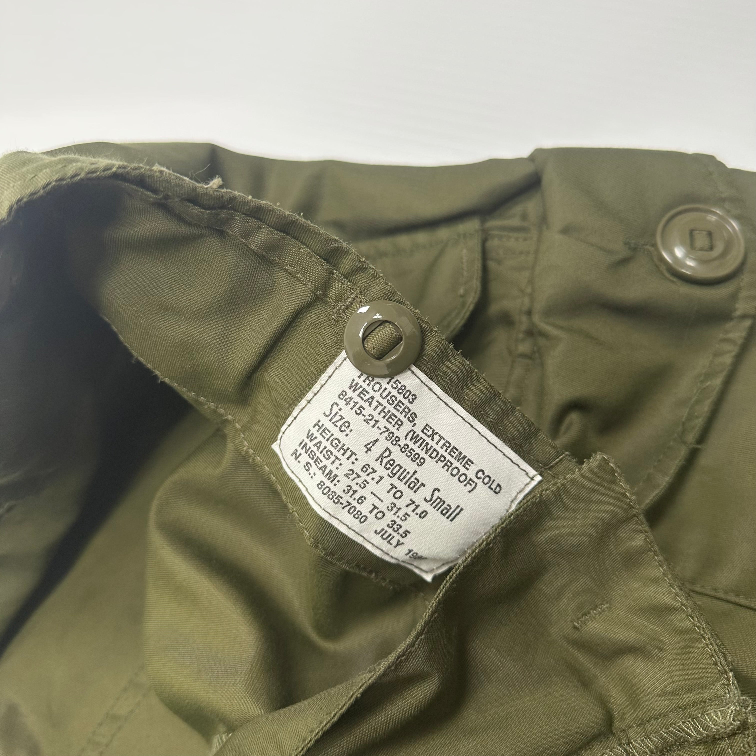 80s Vintage Military Cargo Pants 34
