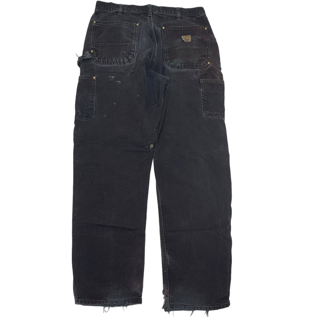 Carhartt Black Double Knee Denim 34x32 1213