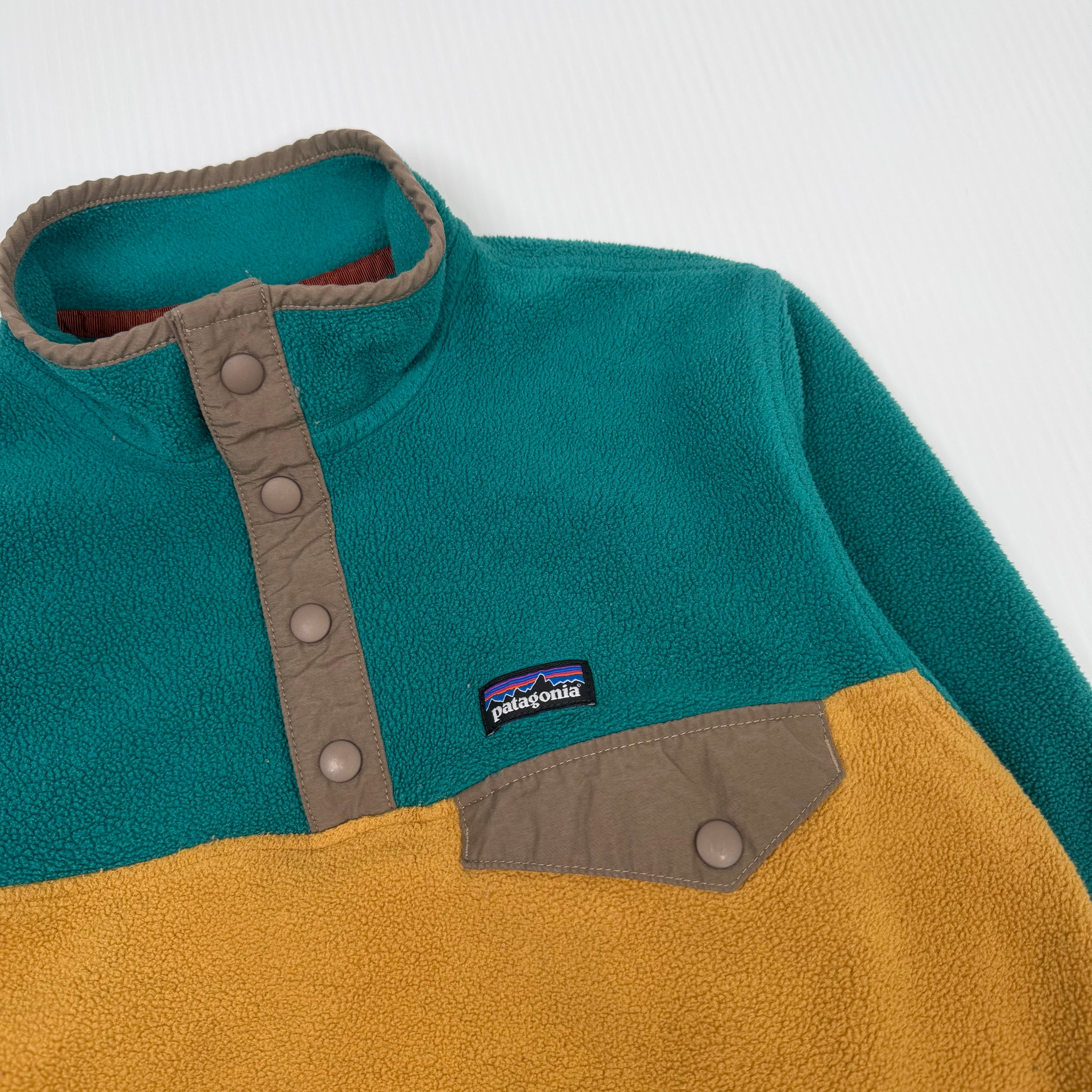 Patagonia Synchilla Fleece 1/4 Button Snap-T Youth M