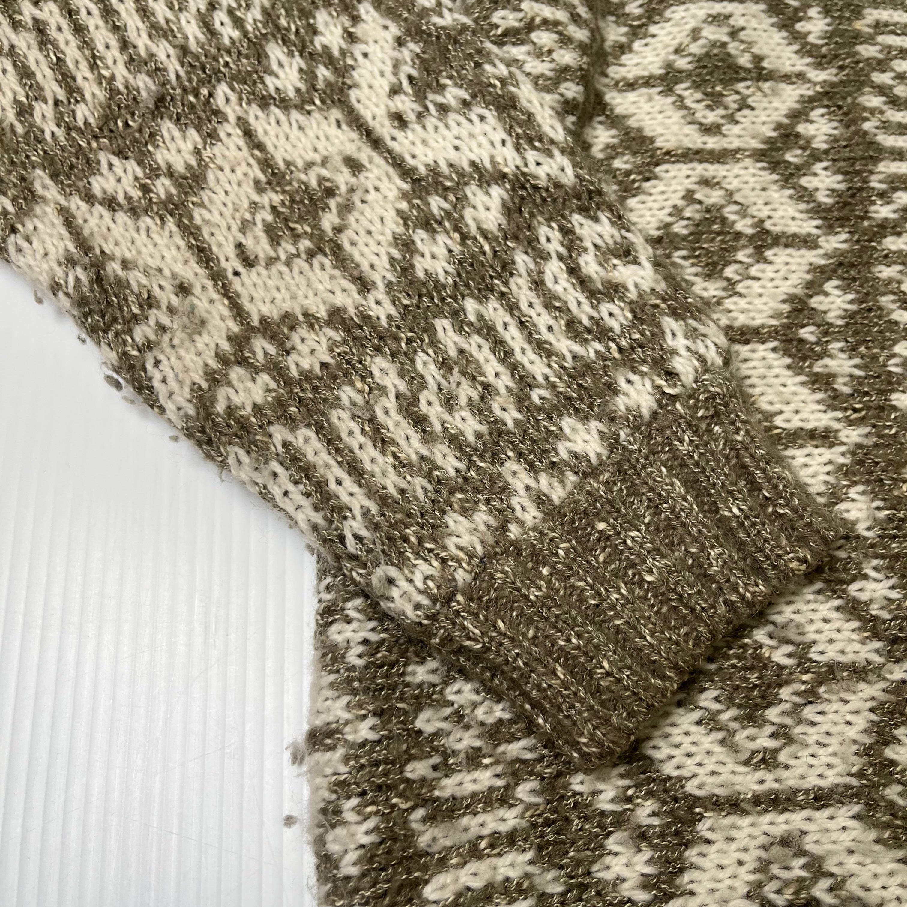 Vintage North Country Pattern Knit Sweater XL