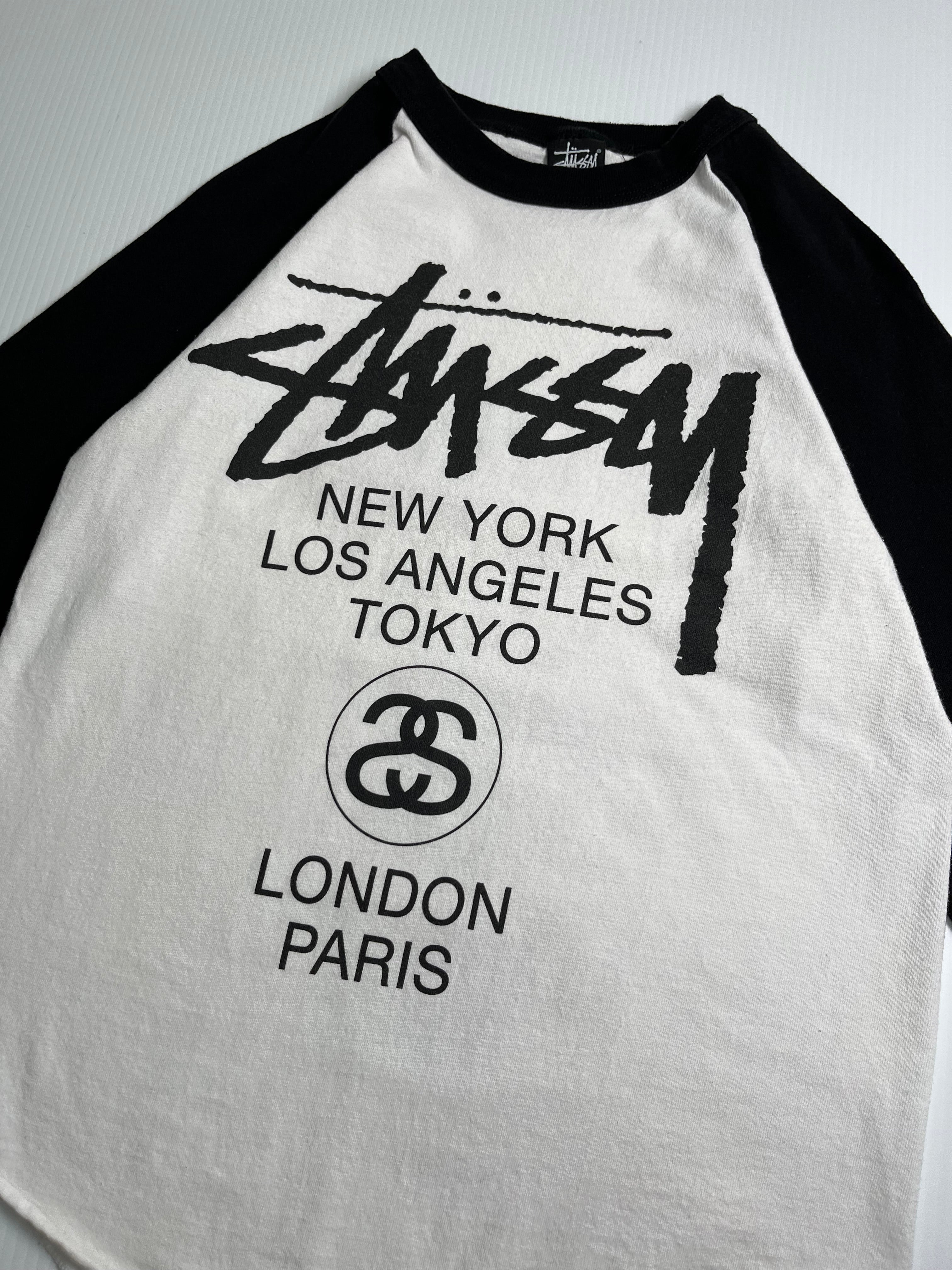 Stüssy International Cities Raglan Shirt S
