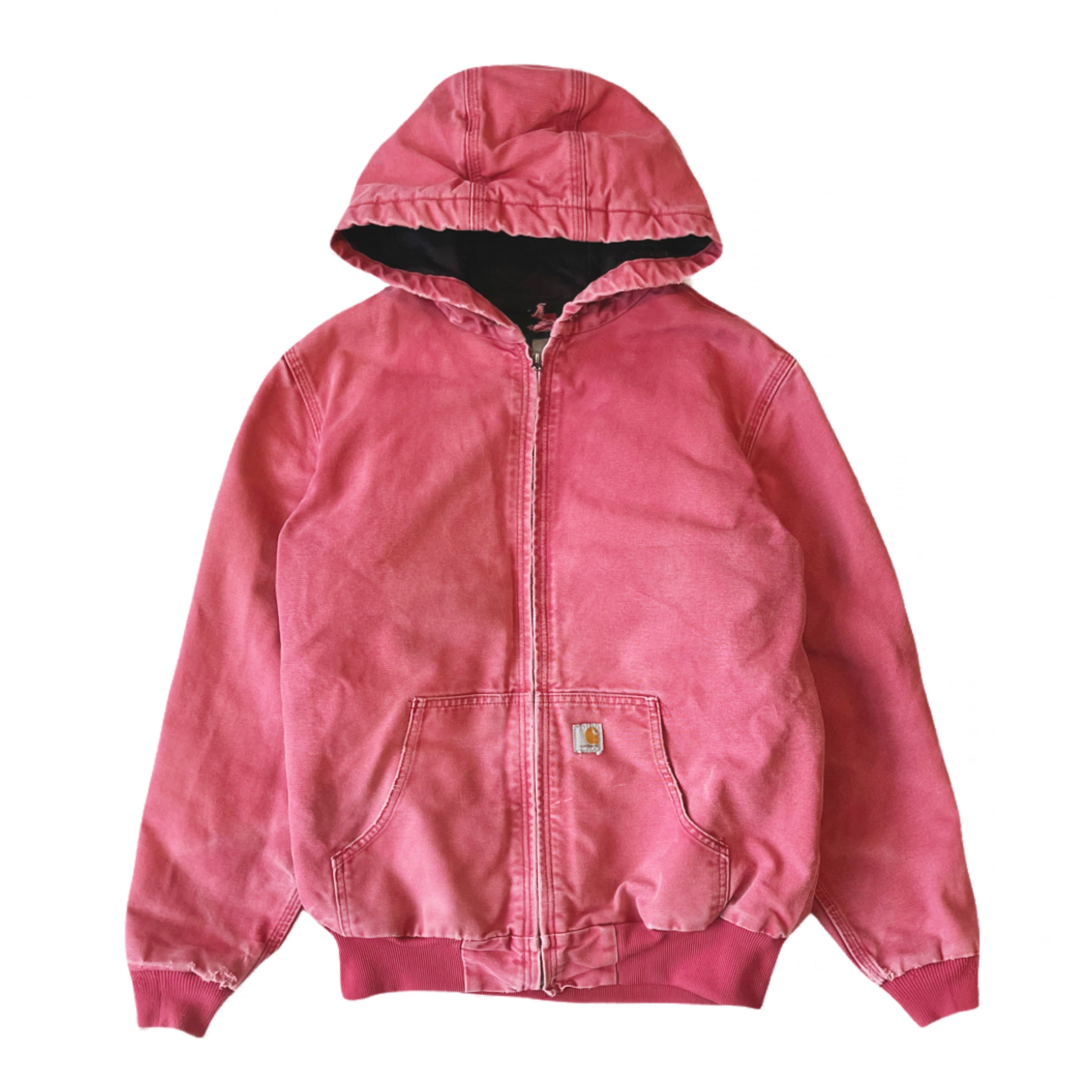 Vintage Carhartt Faded Hooded Zip Jacket Women's M