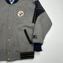 Load image into Gallery viewer, Vintage Starter Pittsburgh Steelers Wool Varsity Jacket M
