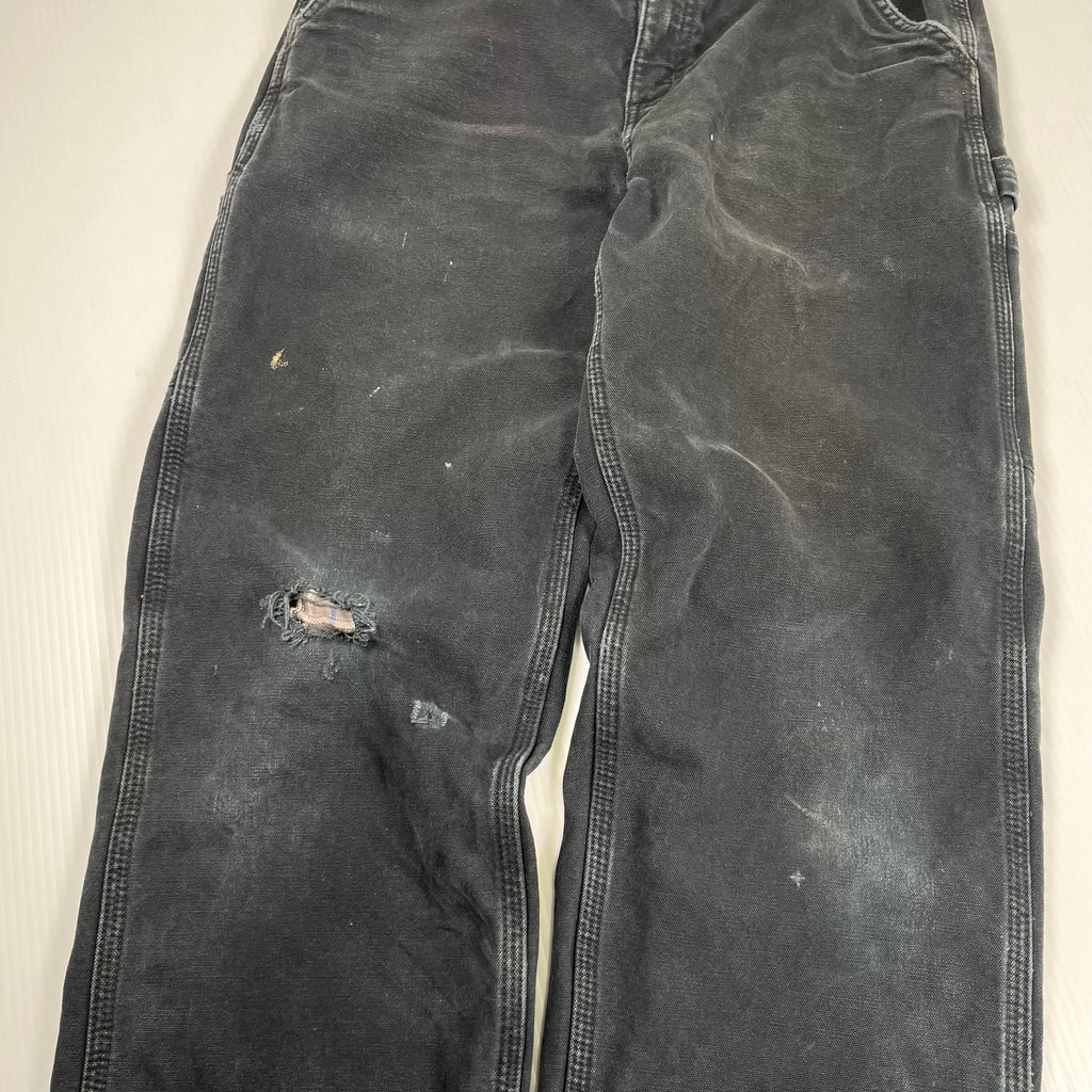 Vintage Carhartt Blanket Lined Carpenter Denim 32