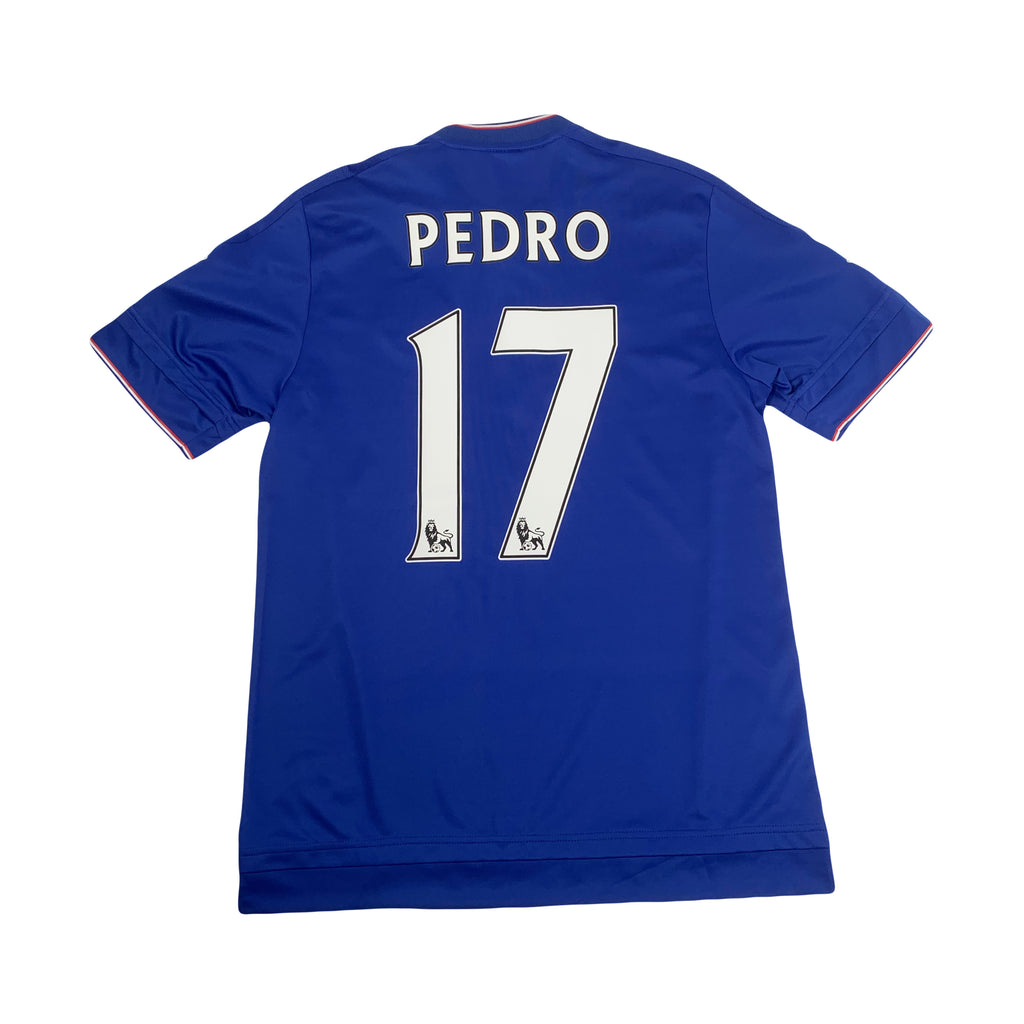 2015-16 Adidas Chelsea Pedro #17 Champions Badge Kit M