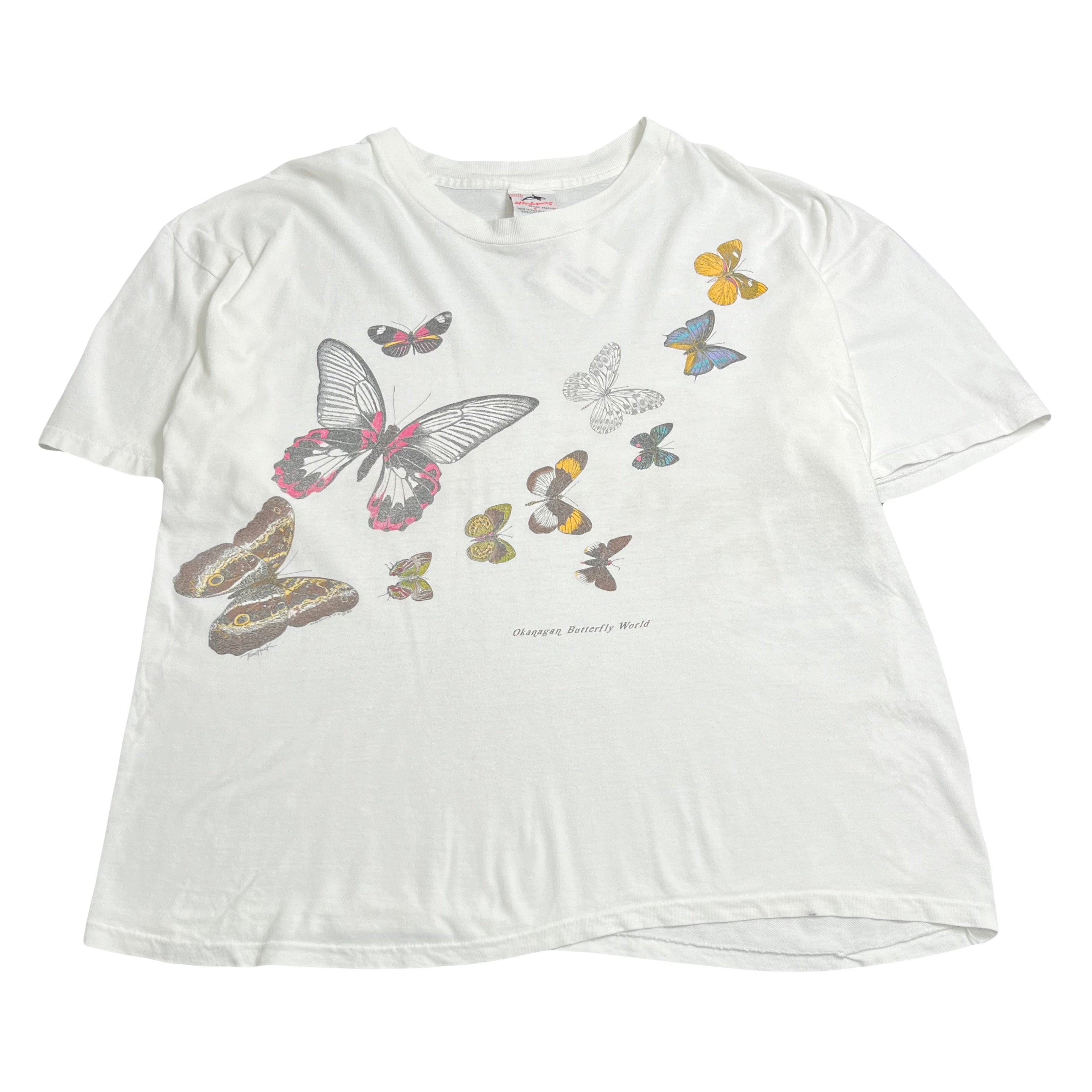 90s Okanagan Butterfly World AOP Tee XL