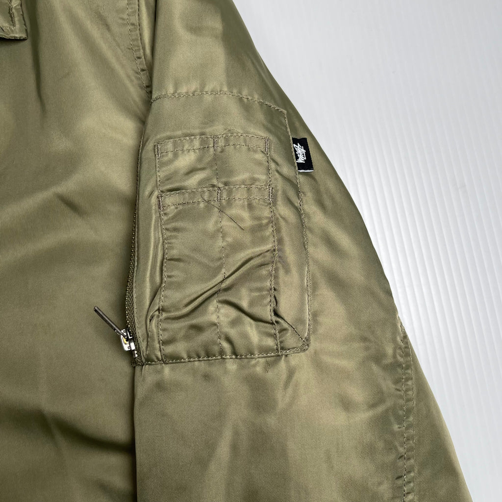 Stussy Quilted Bomber Jacket L