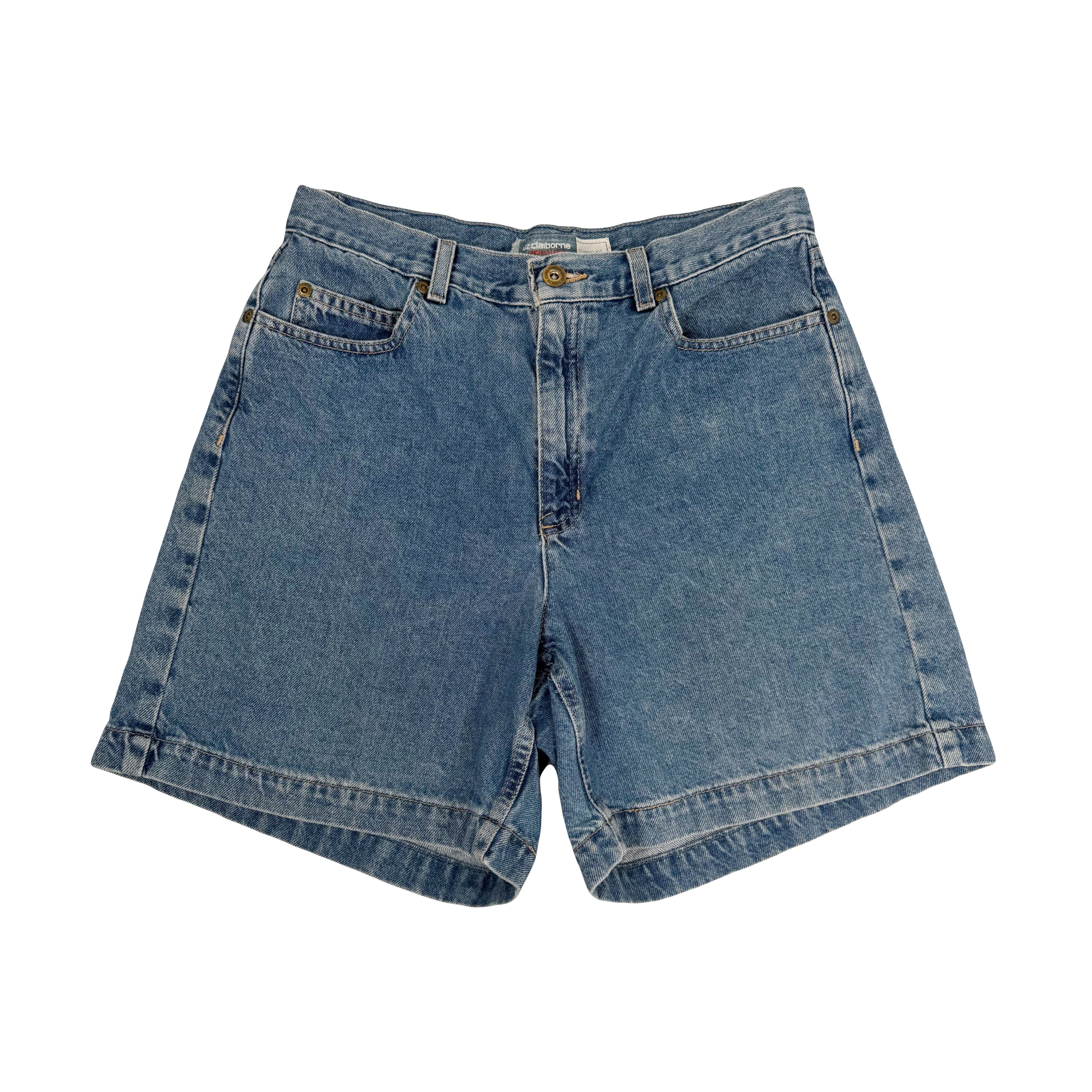 Vintage Liz Claiborne Dark Wash Denim Shorts Women's 10