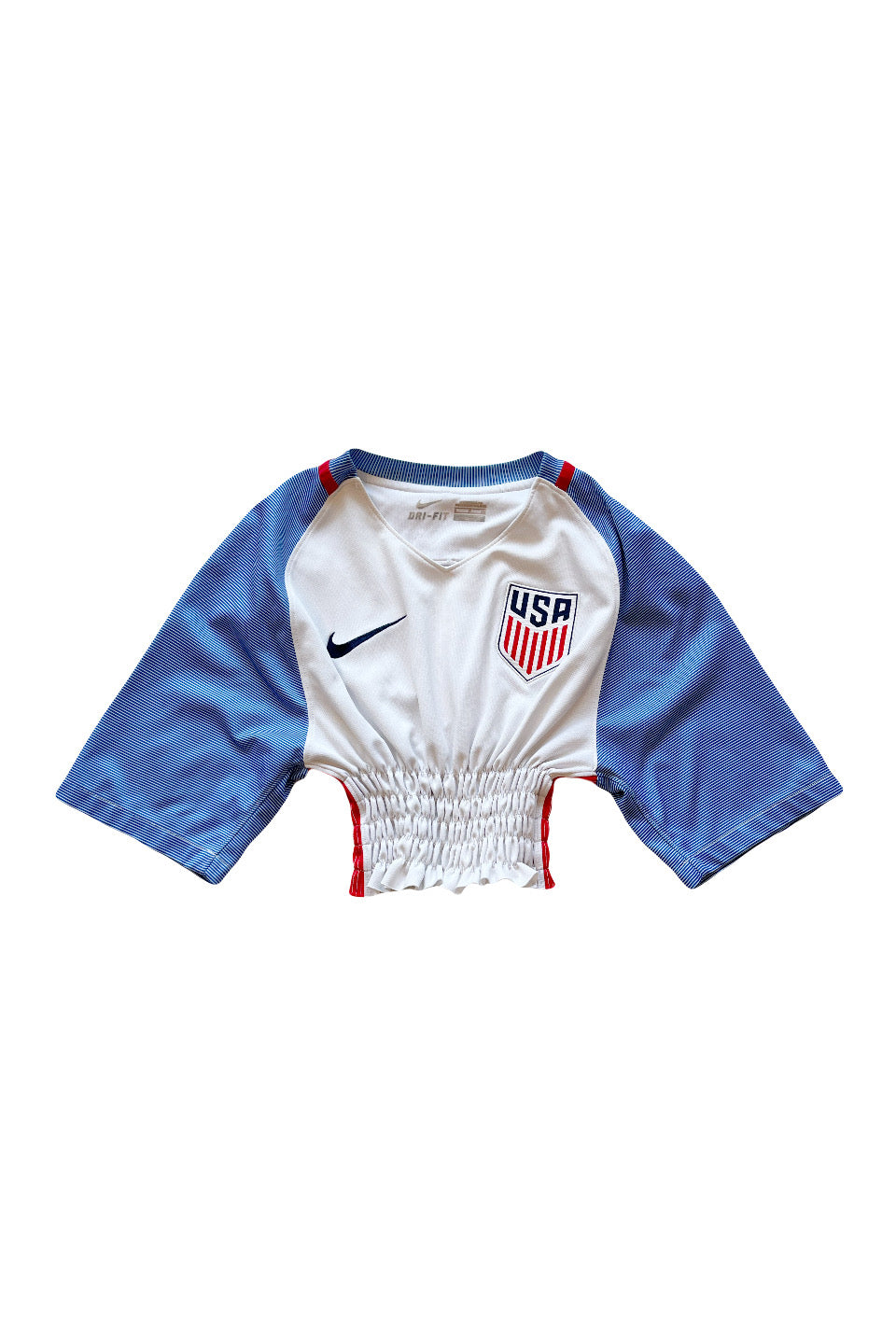 Rework Shirred Nike USA Home Jersey Women's S