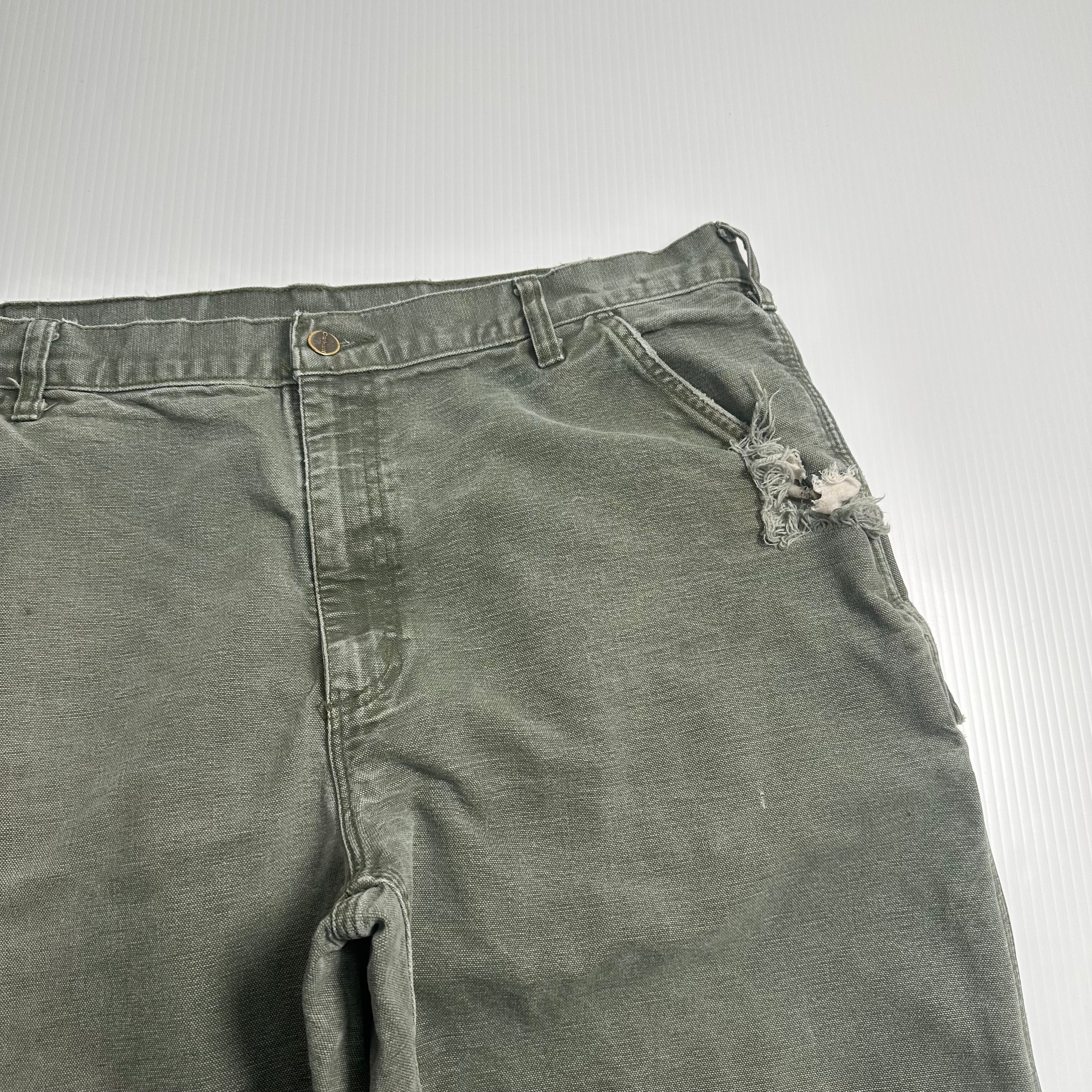 Vintage Carhartt Faded Carpenter Denim 38