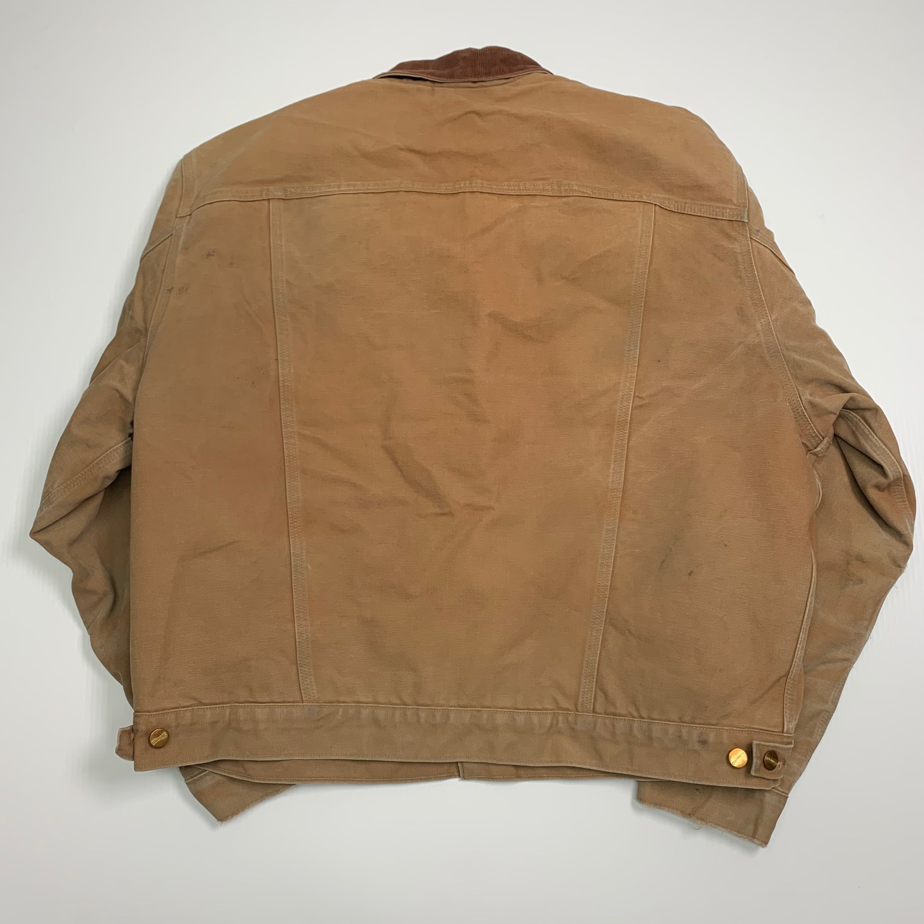 Carhartt J148 Tan Denim Jacket XXL