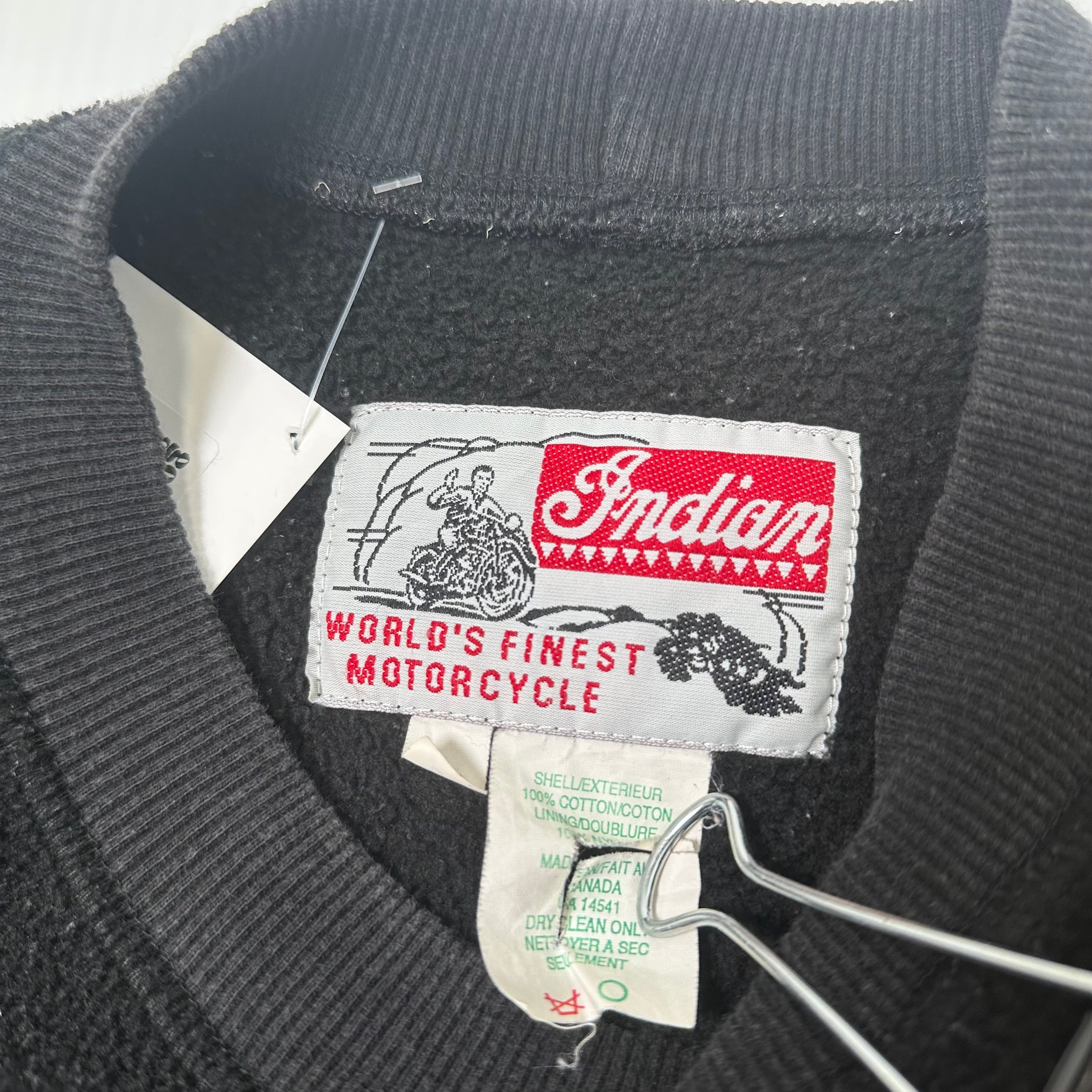 Vintage Indian Motorcycles Fleece Crewneck XL