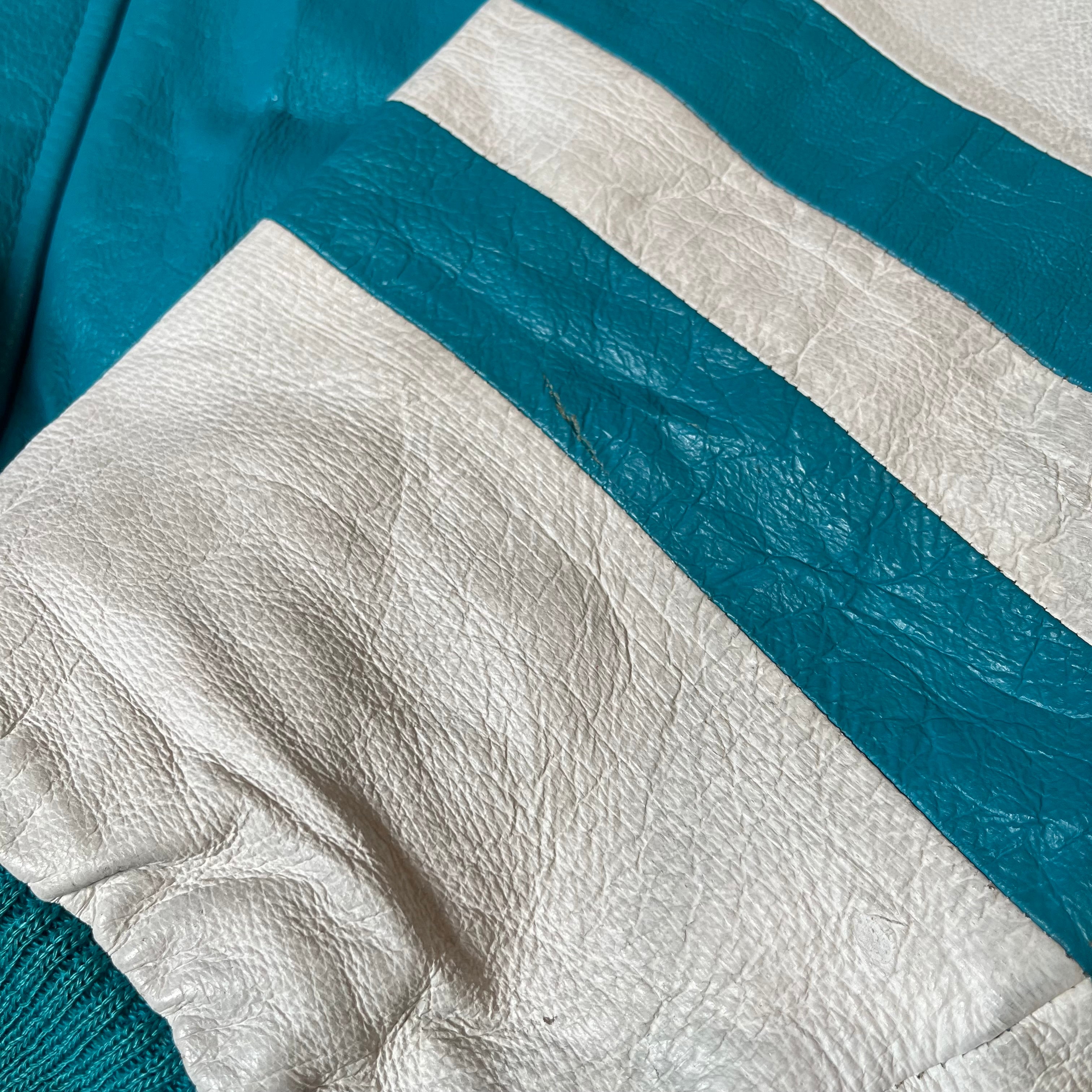 Vintage Fans Choice Charlotte Hornets Leather Jacket XL