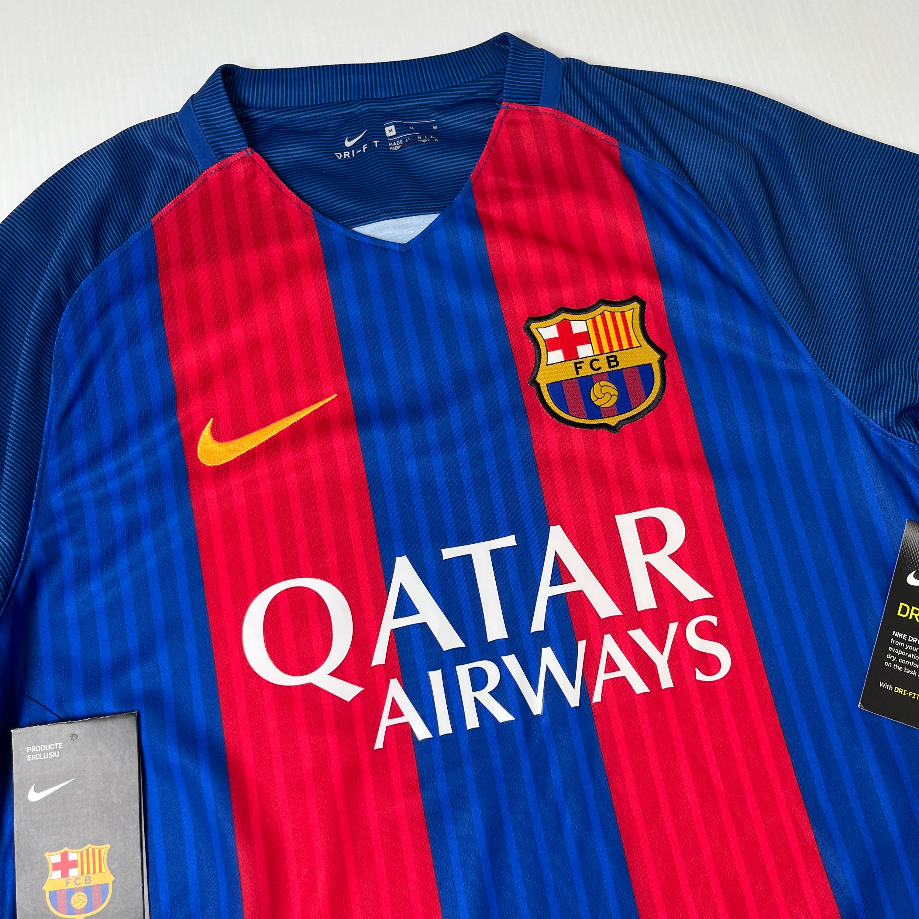 2016-17 Nike Barcelona Messi Home Kit M