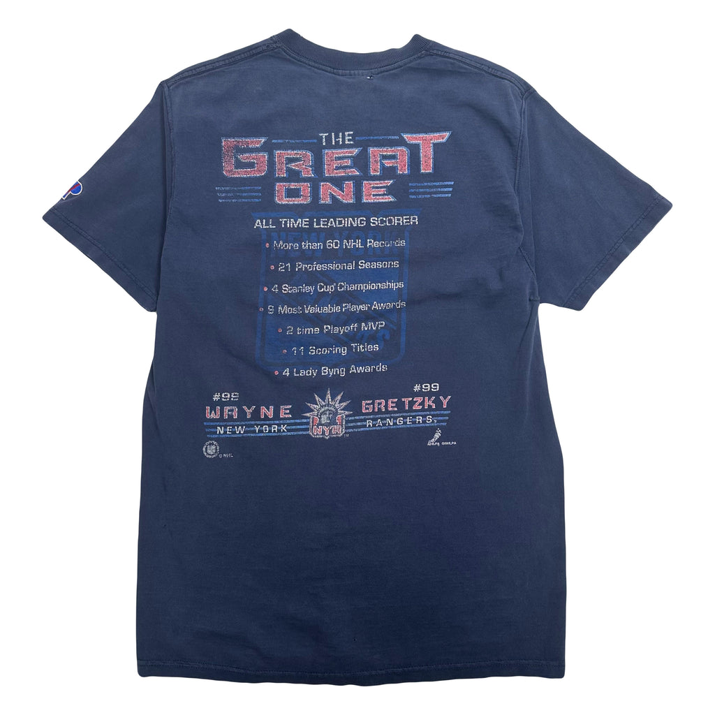 Vintage New York Rangers Wayne Gretzky #99 Distressed Tee S