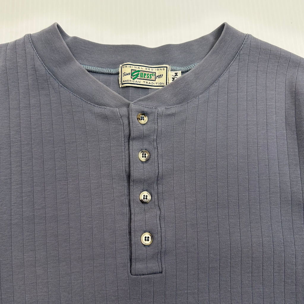 Vintage Guess Jeans Industrial Workwear Henley Shirt M