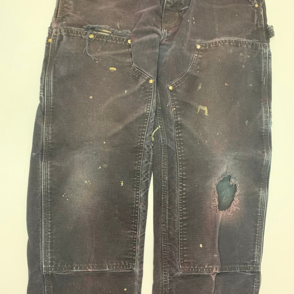 Carhartt Black Double Knee Denim 34x32 1213