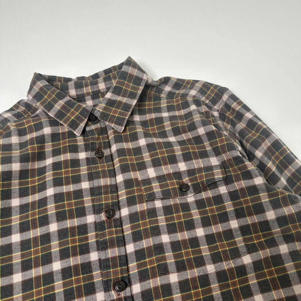 Patagonia Organic Cotton Plaid Button Up Shirt M