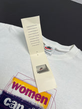 Load image into Gallery viewer, 90s Deadstock Nike “Women Can Do Everything” Tee L
